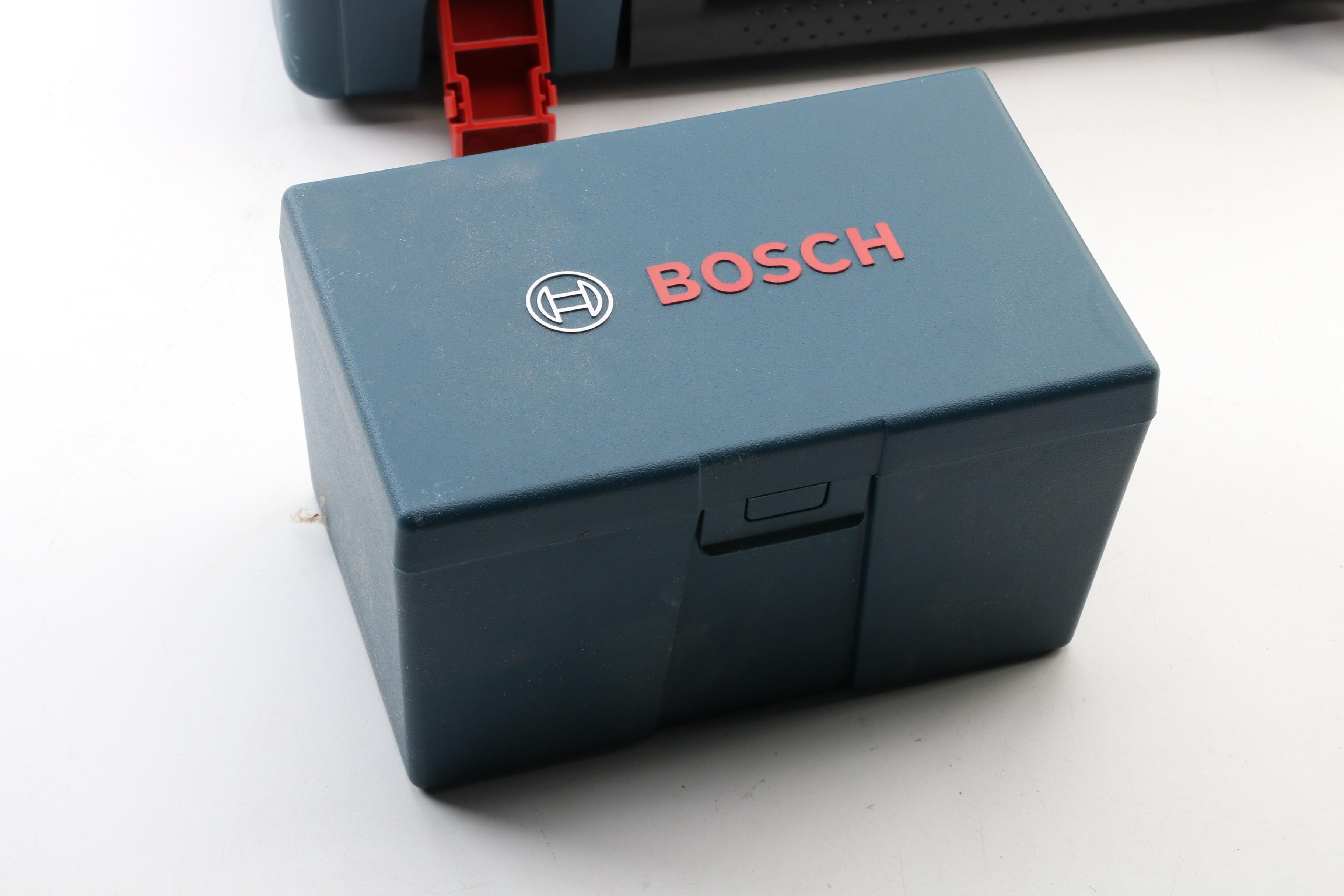 Bosch Multi-X Cordless Oscillating Tool, Case and Accessories, Late 20th Century