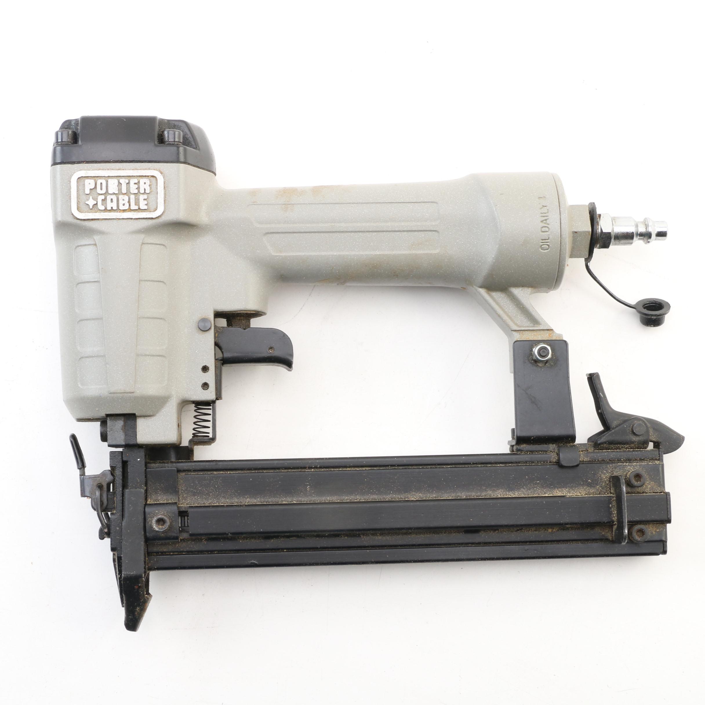 Porter-Cable BN125 Brad Nailer with Instructional Manual, Storage Case, 1996