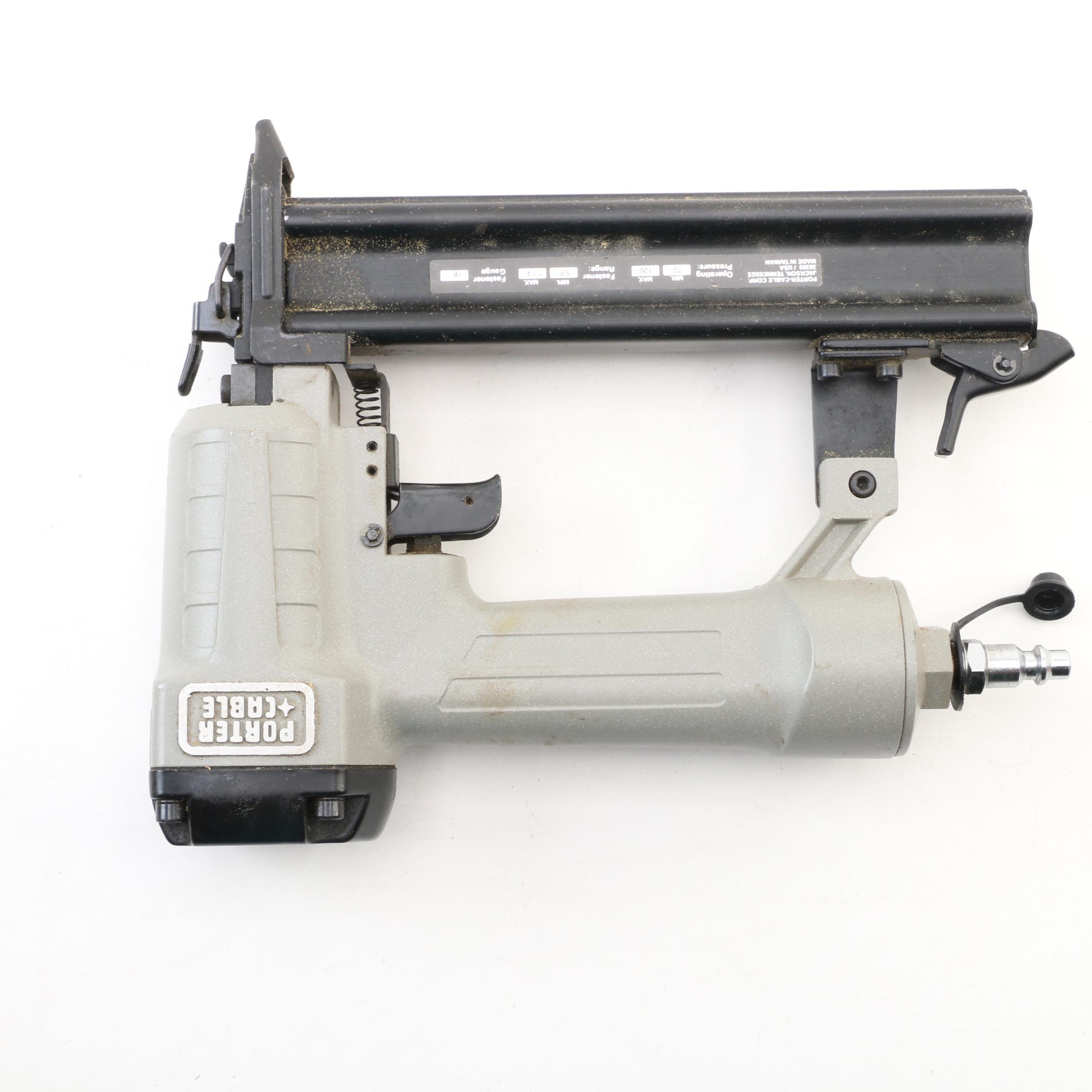 Porter-Cable BN125 Brad Nailer with Instructional Manual, Storage Case, 1996