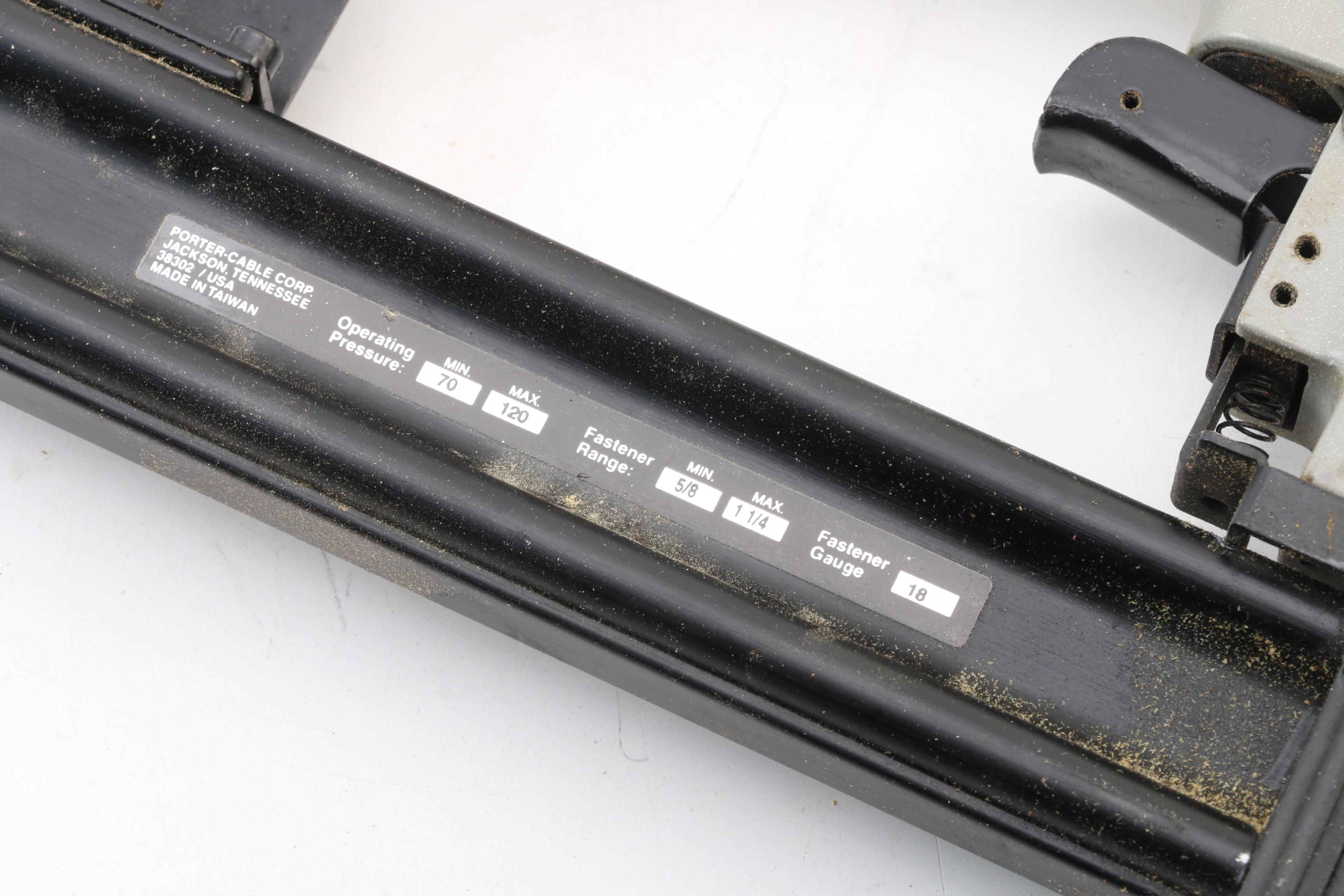 Porter-Cable BN125 Brad Nailer with Instructional Manual, Storage Case, 1996