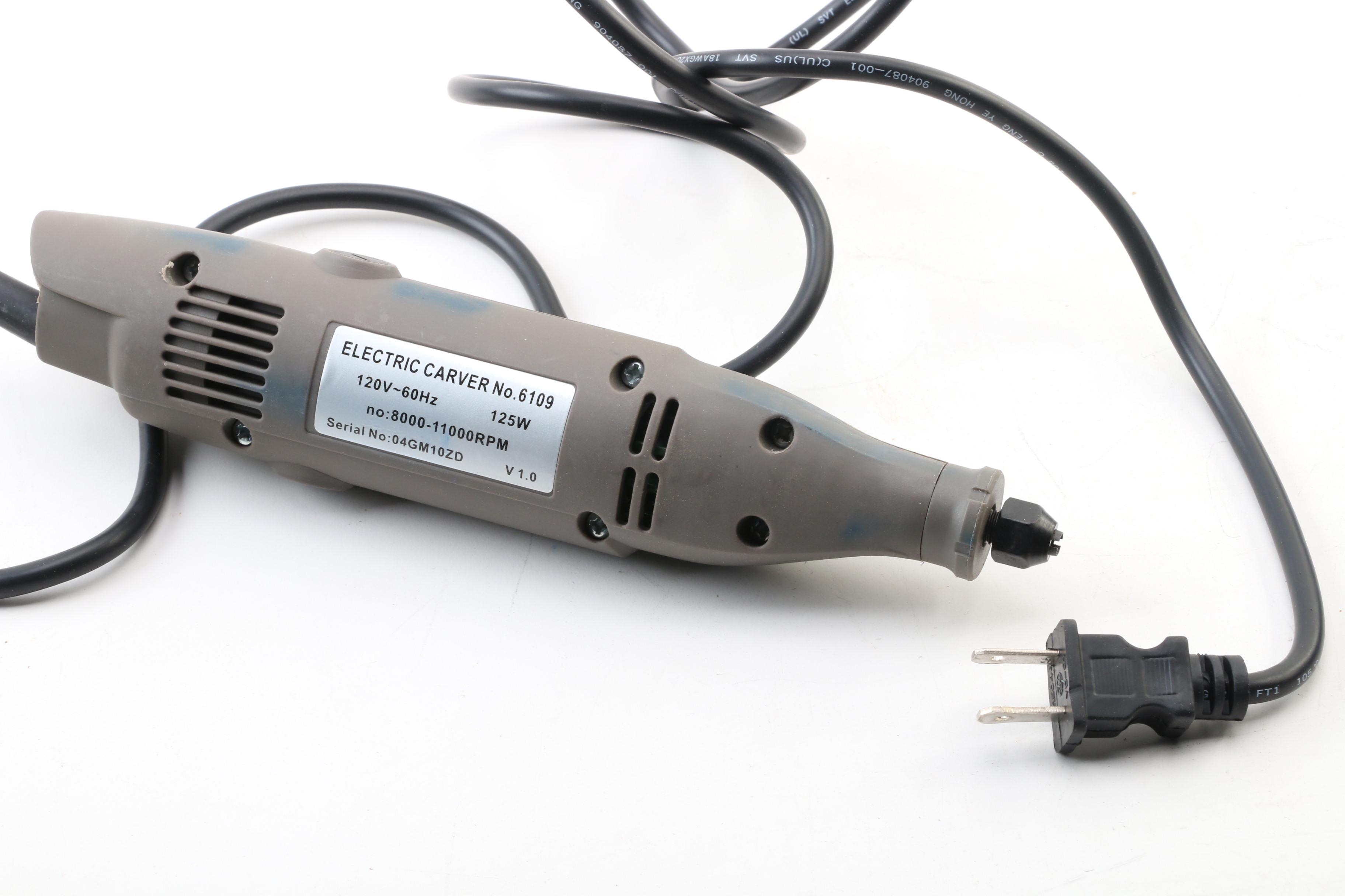 Cummins Industrial Electric Carver and Dremel MultiPro Rotary Tool