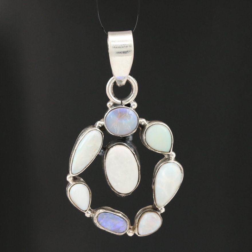 Sterling Opal Pendant