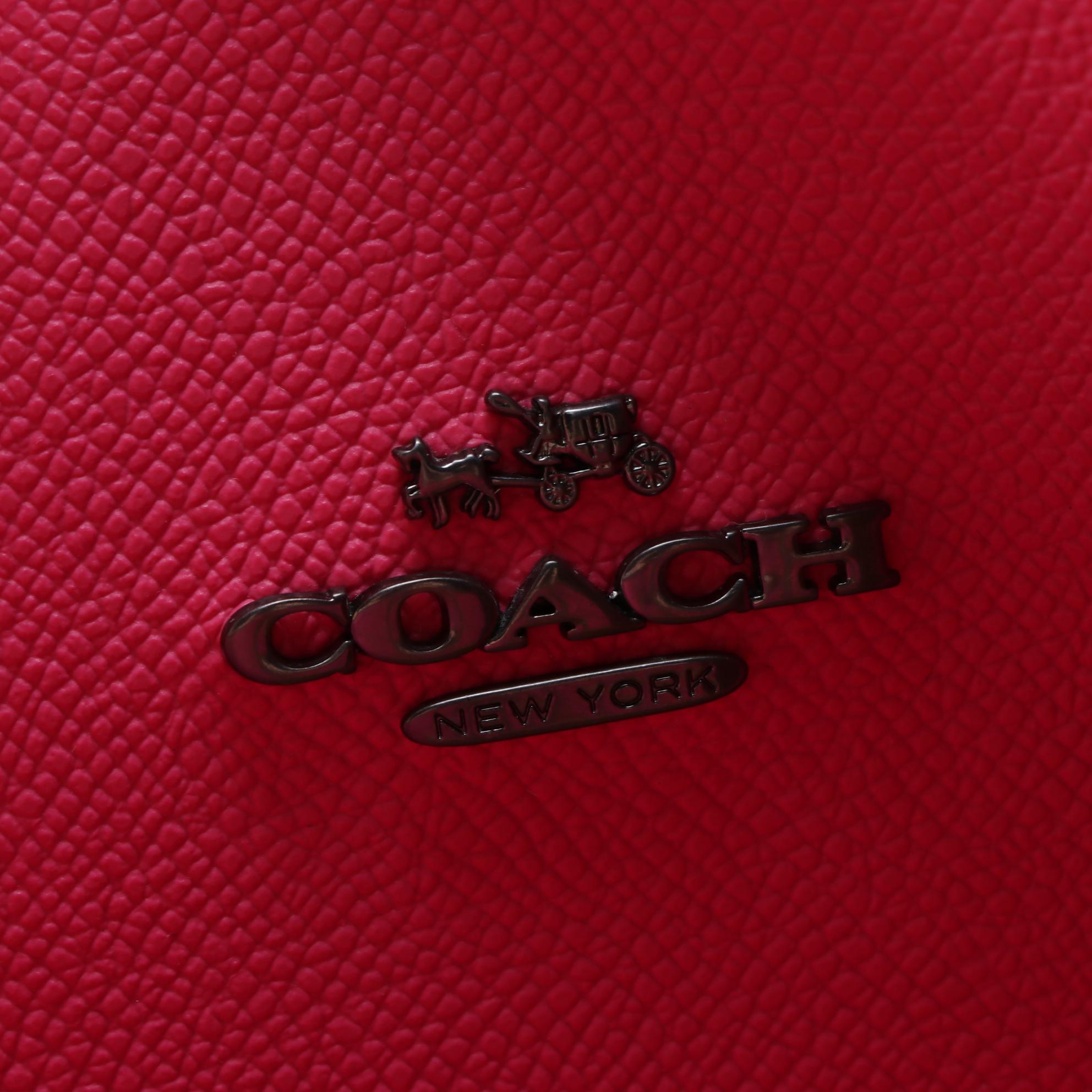 Coach Reversible City Tote with Accessories Pouch in Beige and Pink