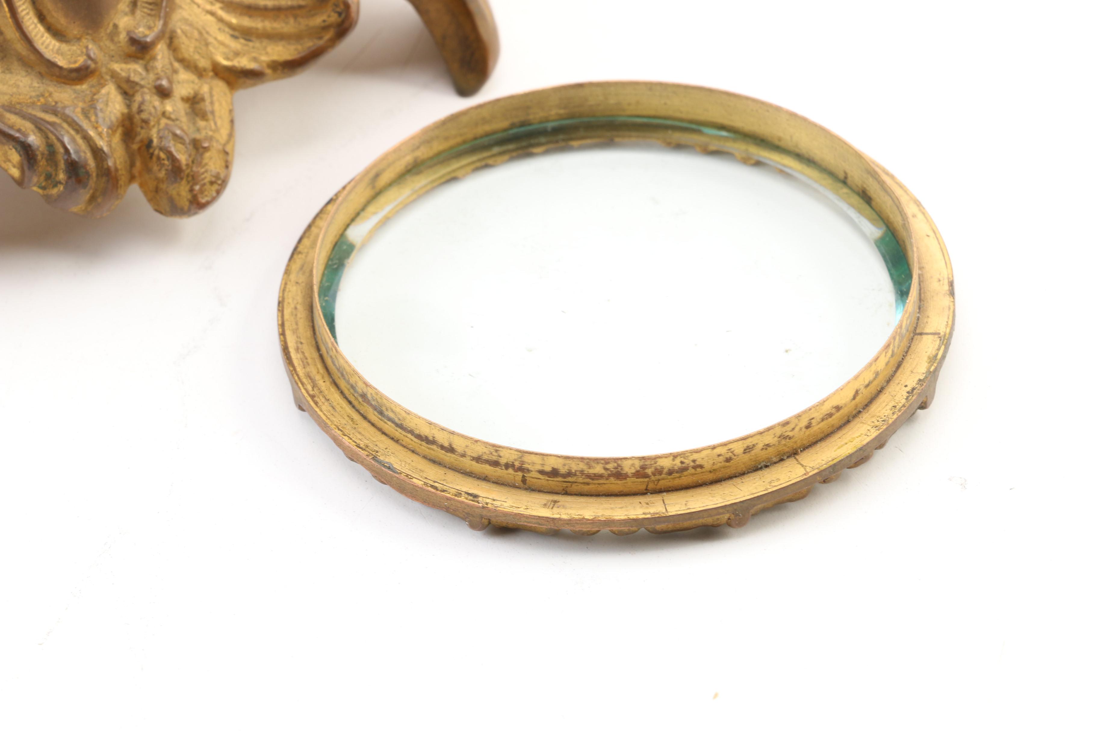 Art Nouveau New Haven Clock Co. Gilt Metal Figural Clock, Late 19th-Early 20th C