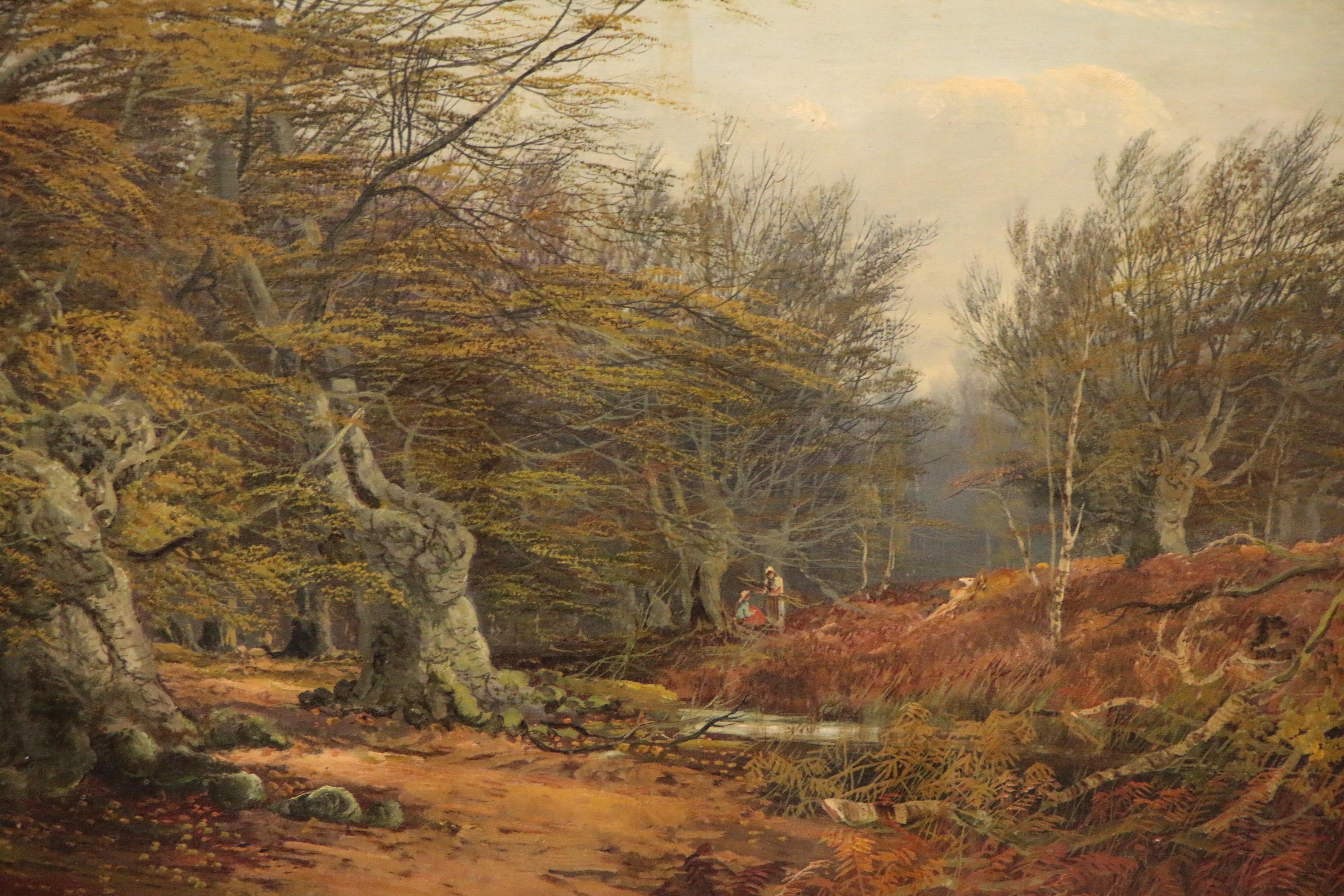 John Fulleylove Forest Landscape Oil Painting, 1878