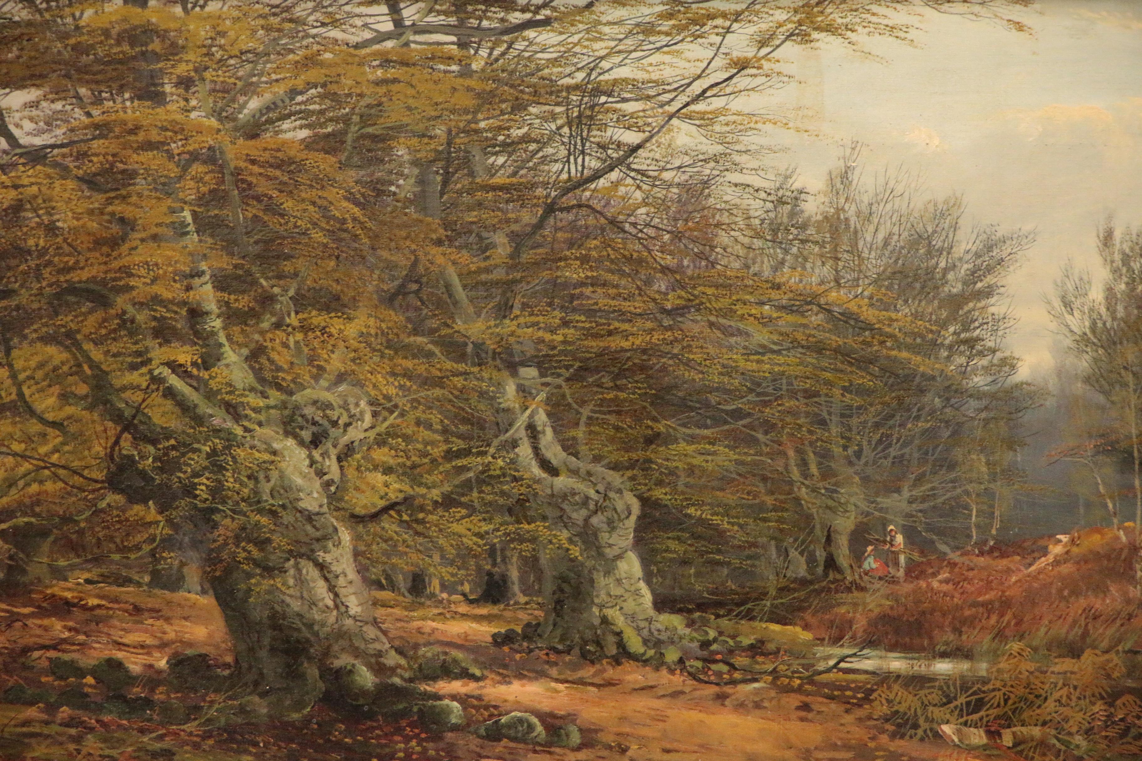 John Fulleylove Forest Landscape Oil Painting, 1878