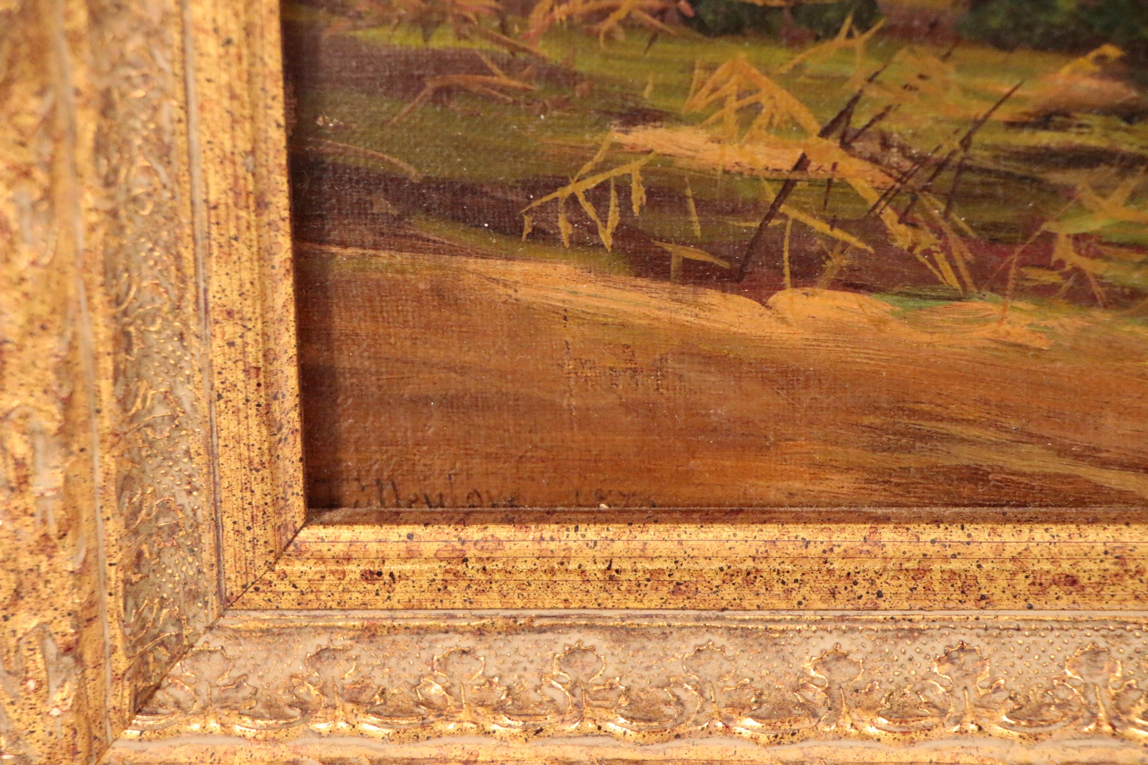 John Fulleylove Forest Landscape Oil Painting, 1878