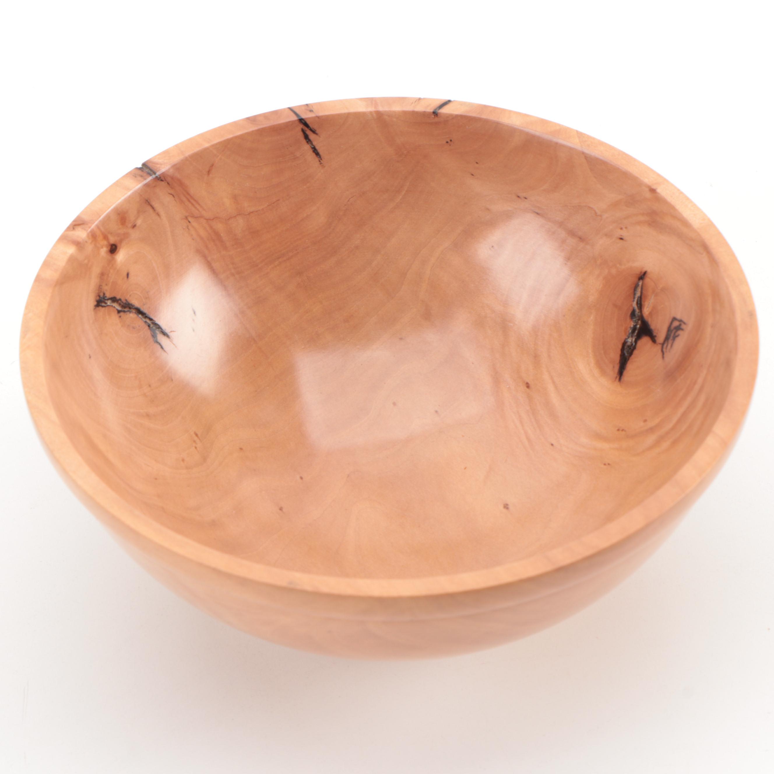 Hand-Carved Wood and Burl Wood Decorative Bowls