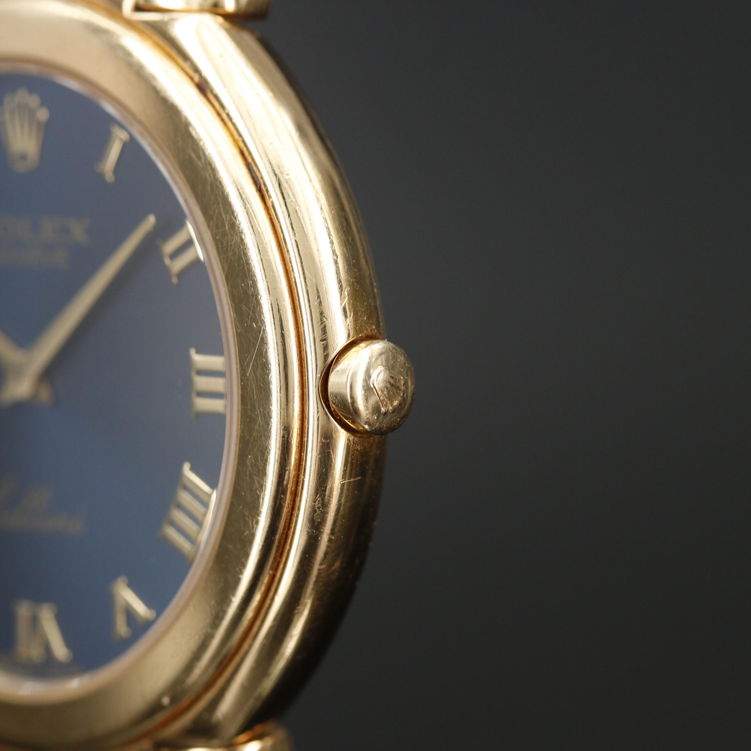 1991 Rolex Cellini 18K Yellow Gold Quartz Watch
