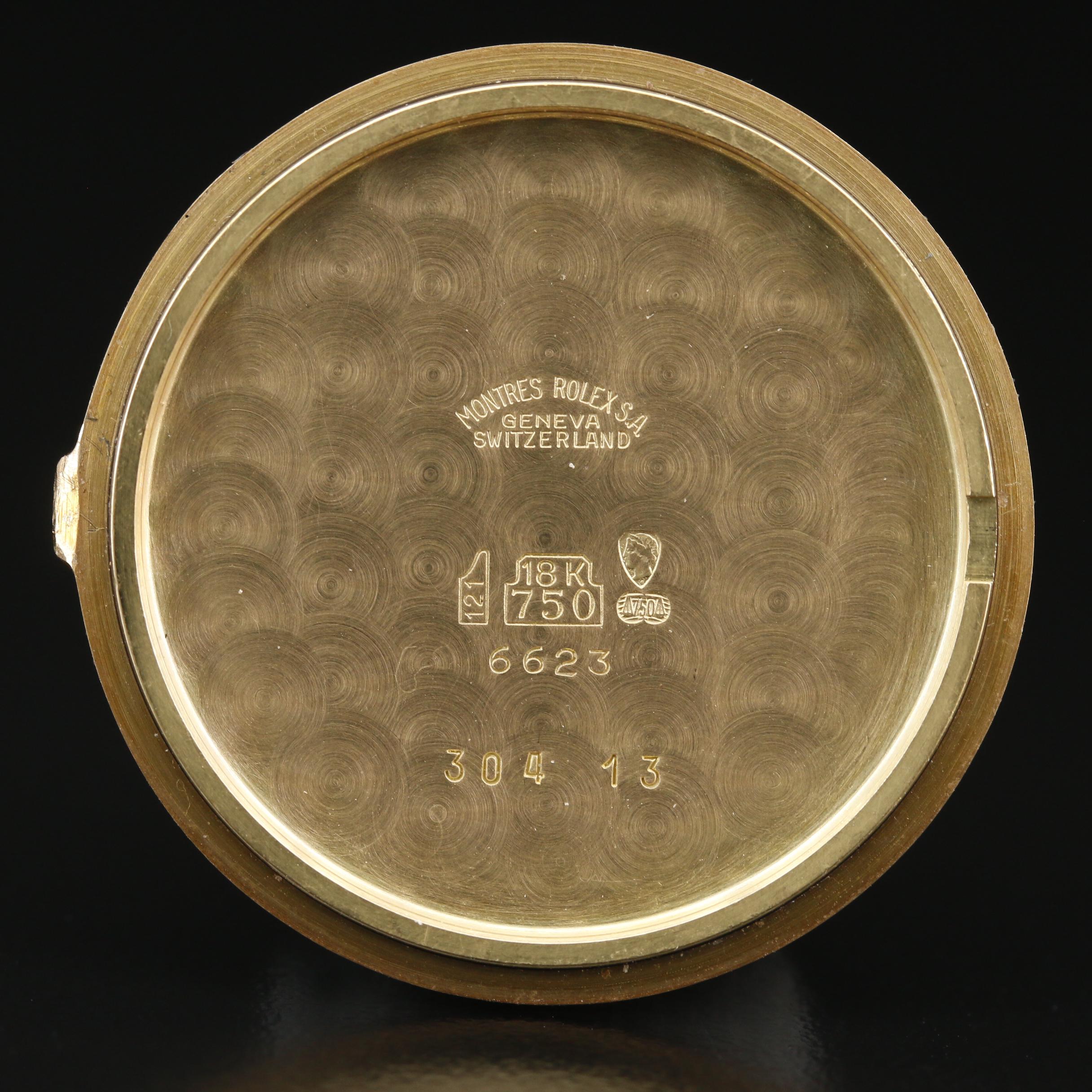 1991 Rolex Cellini 18K Yellow Gold Quartz Watch