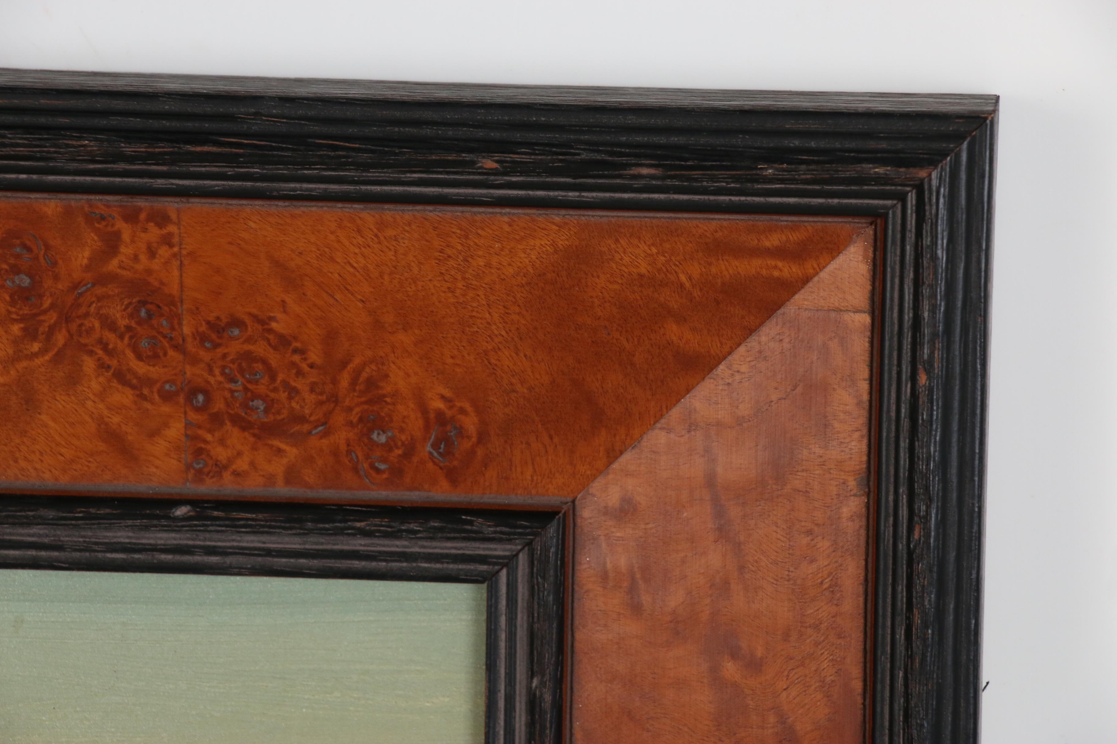 Stephen Etnier Oil Painting of Harbor Scene with Rower "Performance"