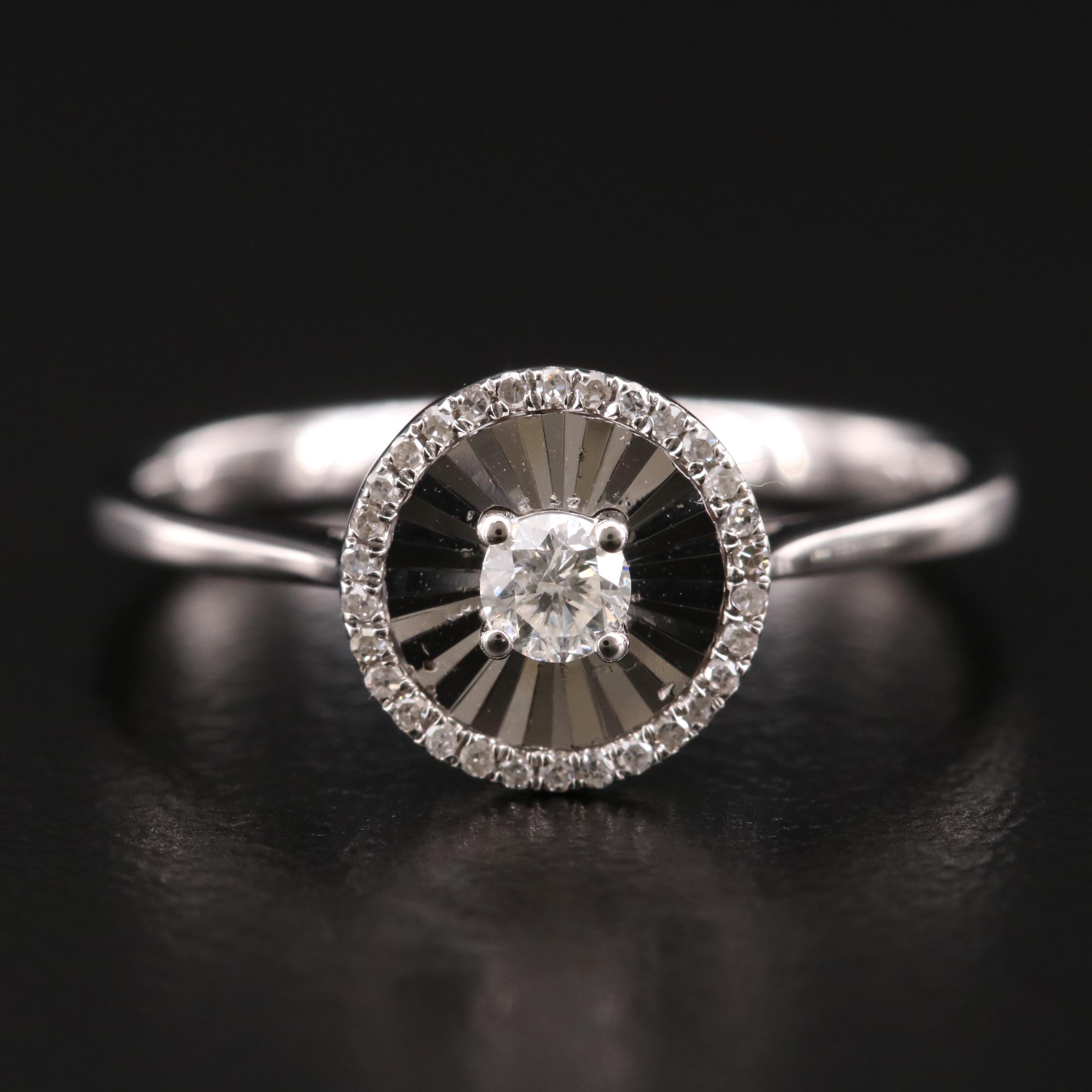 14K Gold Diamond Ring