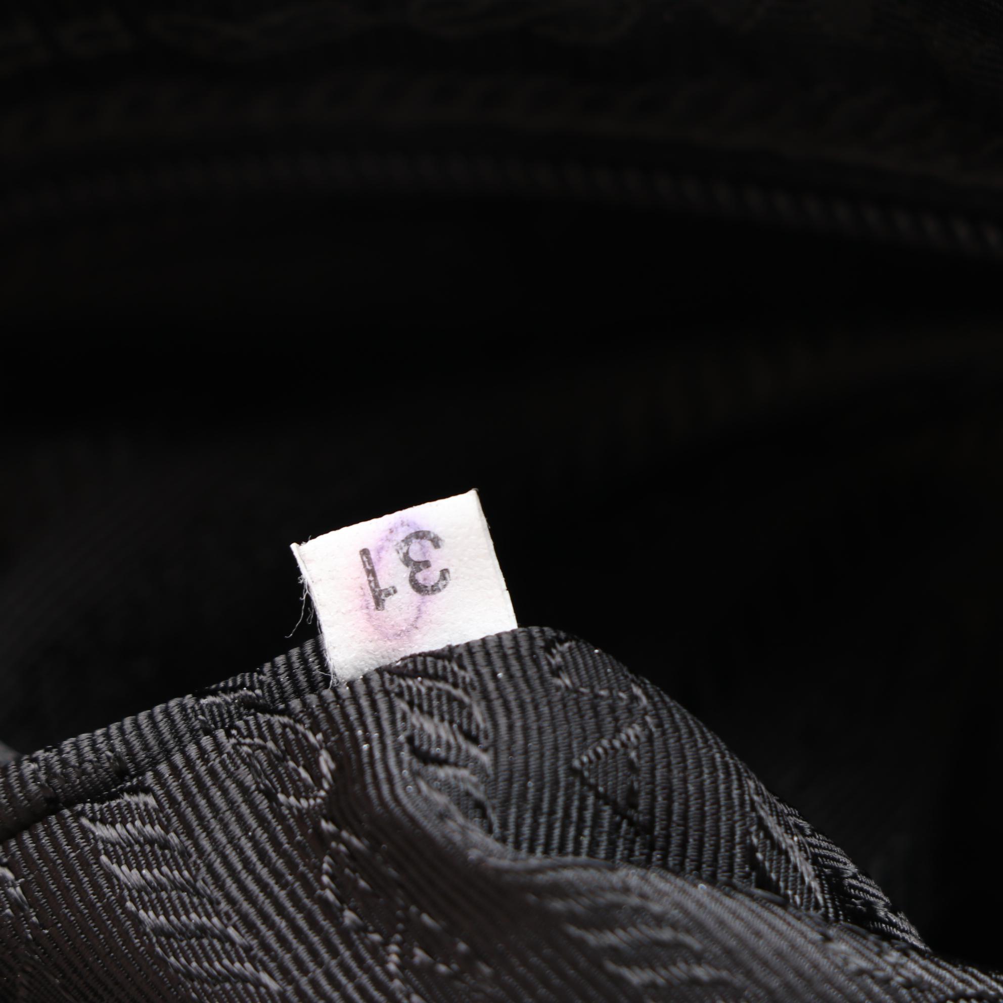 Prada Dark Teal Tessuto Nylon Dual Handle Bag