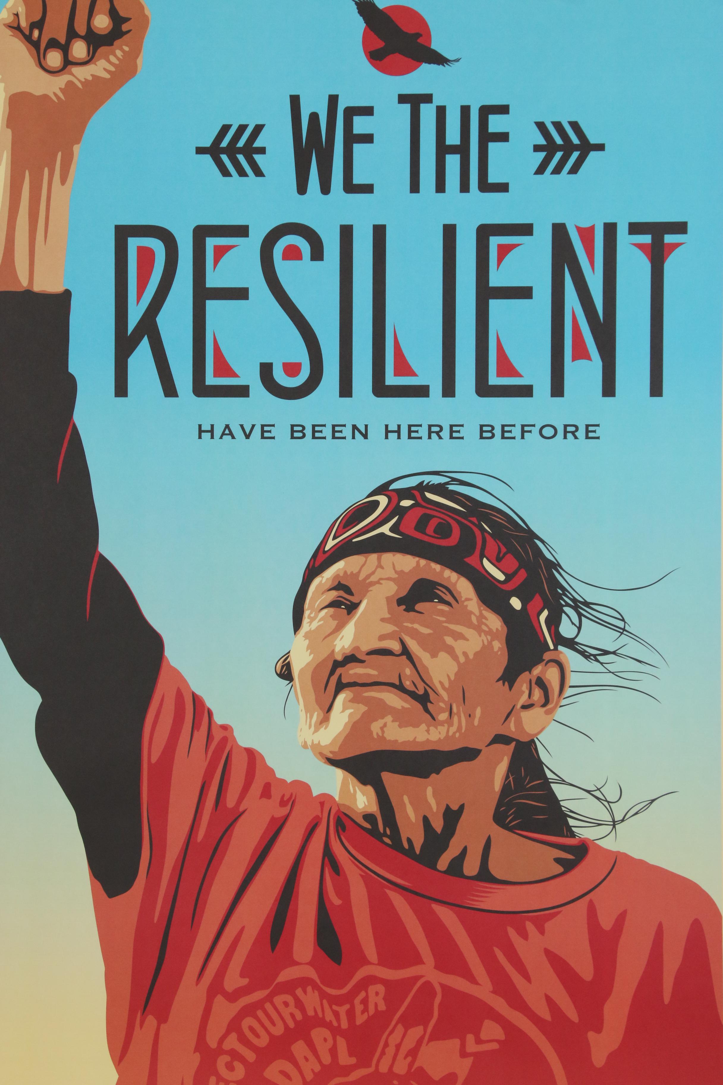 Offset Print Poster after Ernesto Yerena "We the Resilient", 21st Century