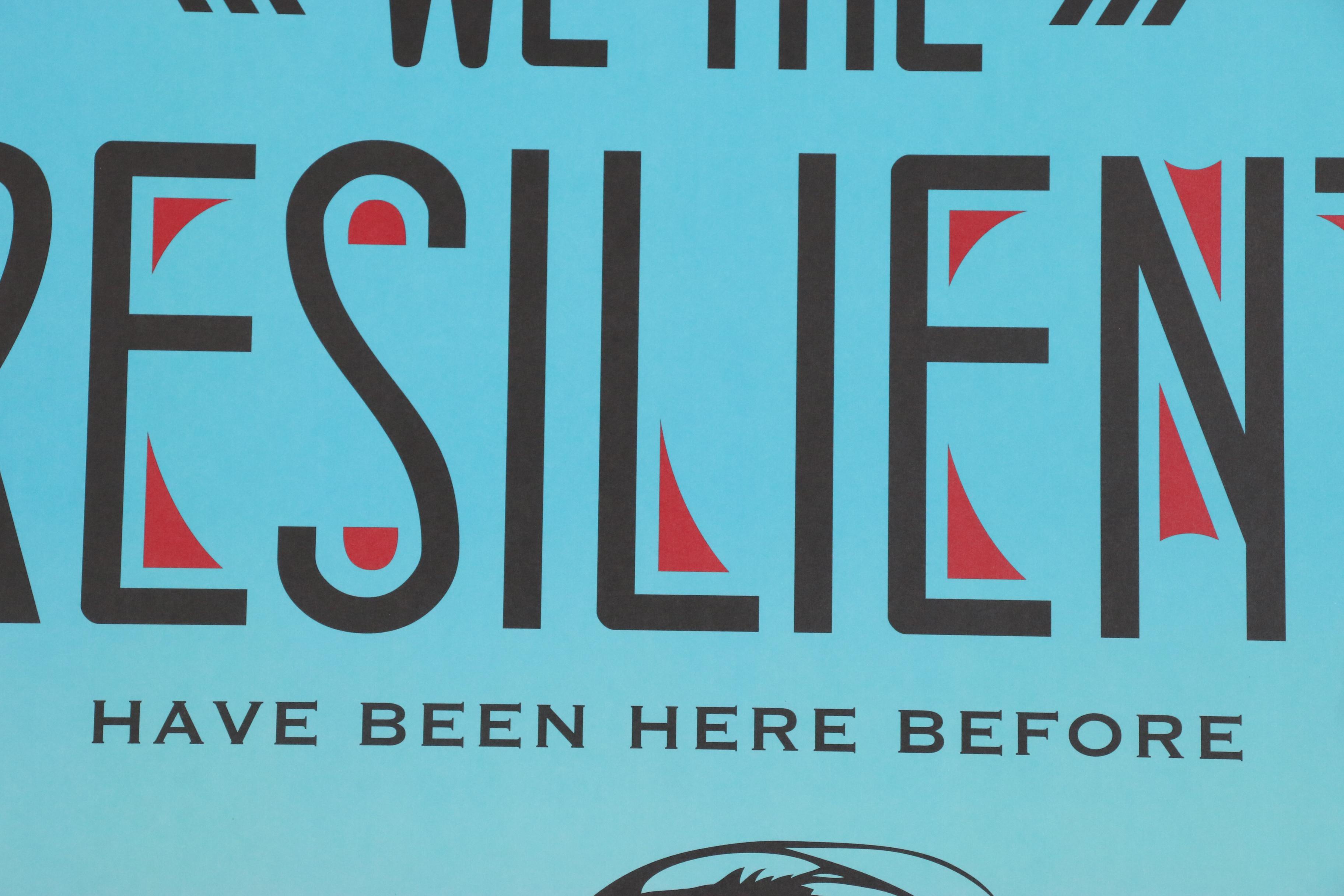 Offset Print Poster after Ernesto Yerena "We the Resilient", 21st Century