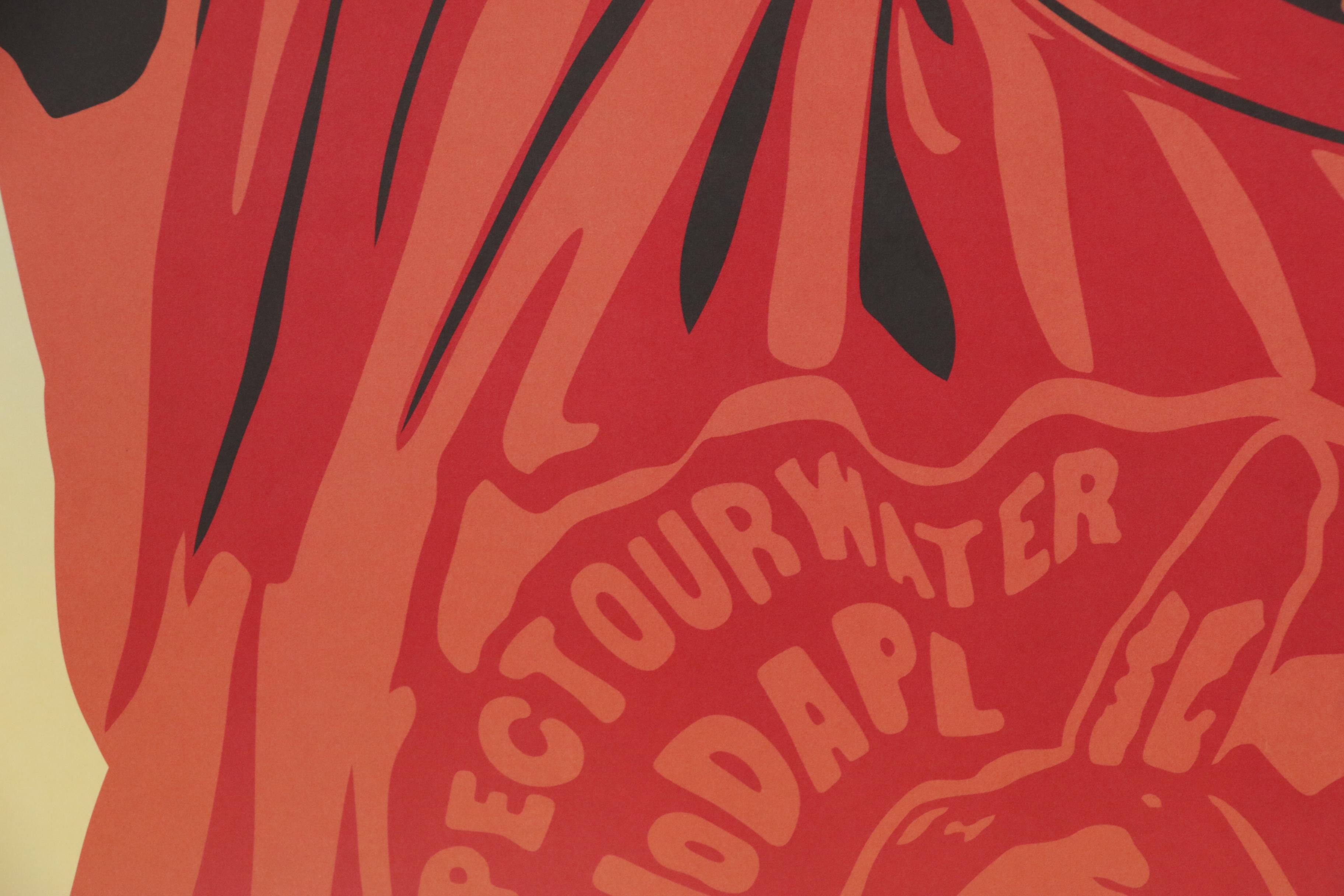 Offset Print Poster after Ernesto Yerena "We the Resilient", 21st Century