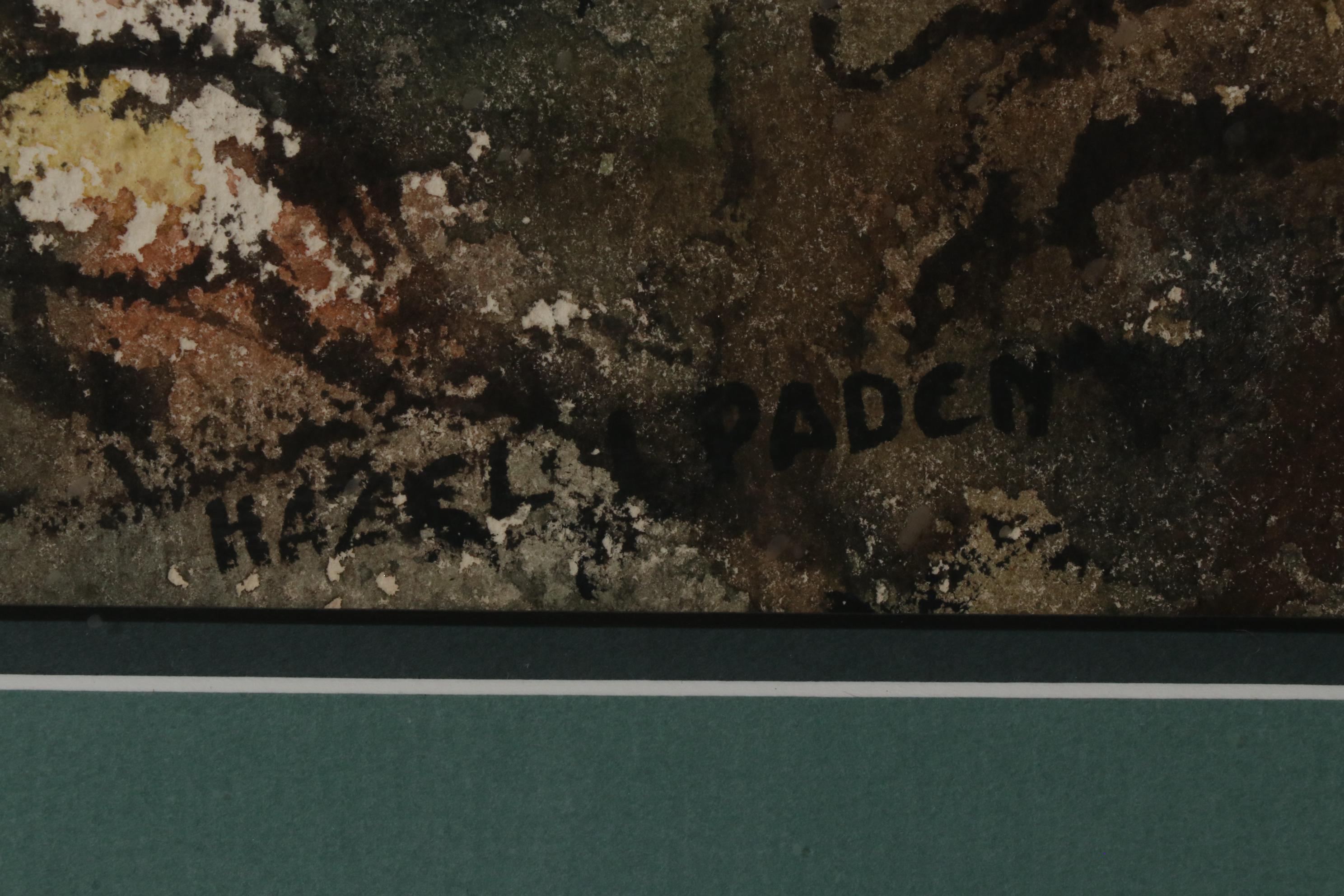 Hazel Paden Watercolor Painting "Nightfall", 1956