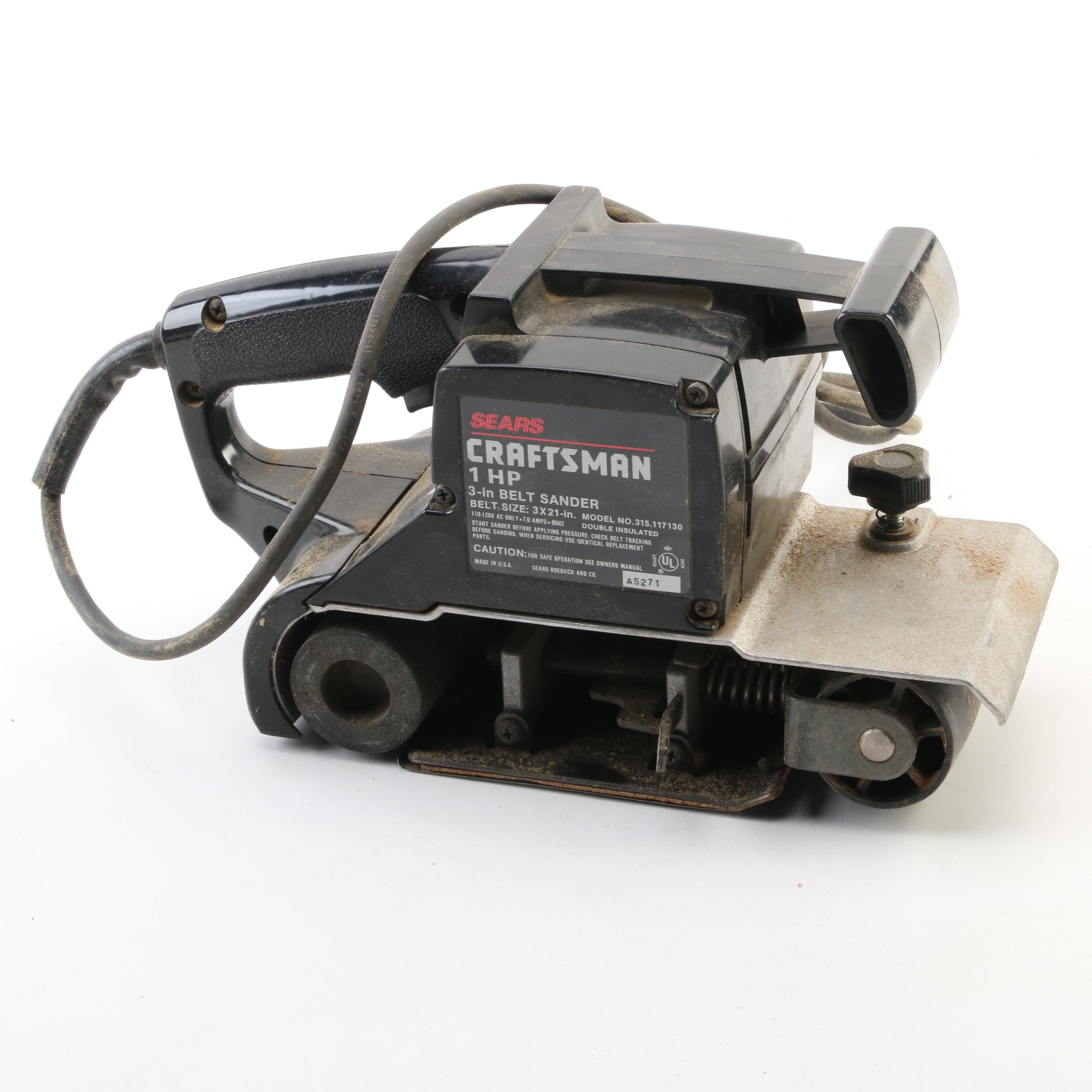Sears Craftsman 1 HP 3" Belt Sander