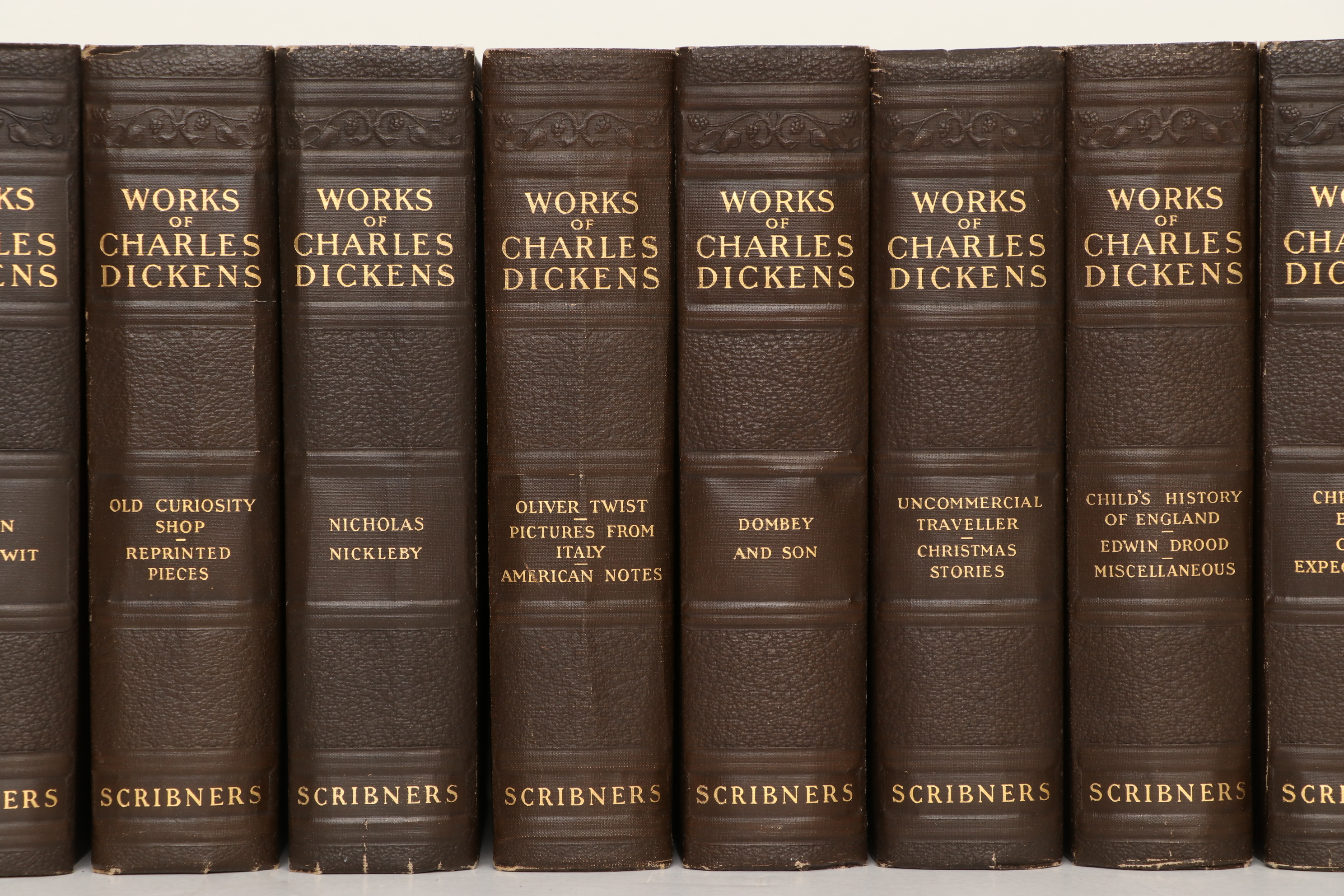 Illustrated "Works of Charles Dickens" Fifteen-Volume Set, 1926