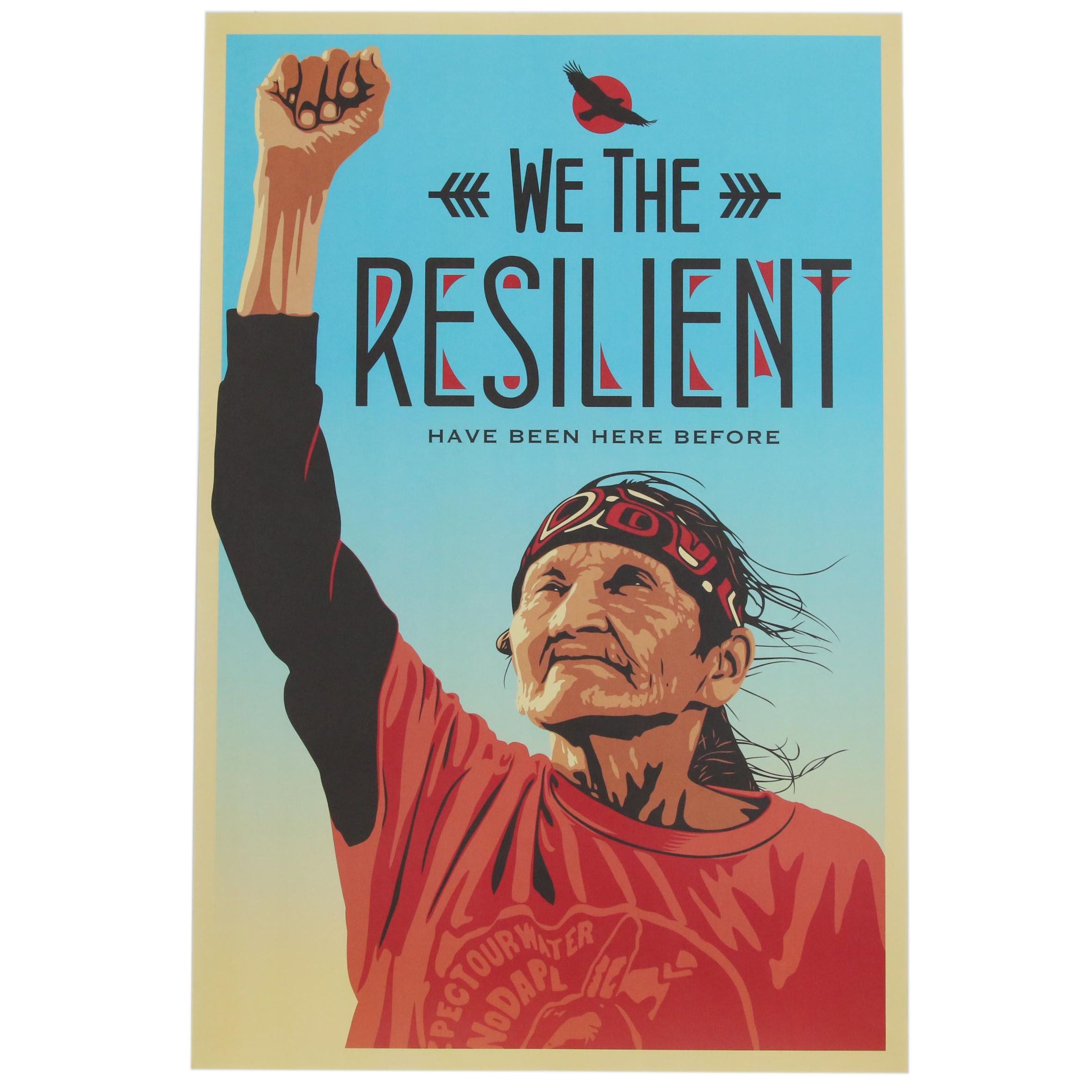 Offset Print Poster after Ernesto Yerena "We the Resilient", 21st Century