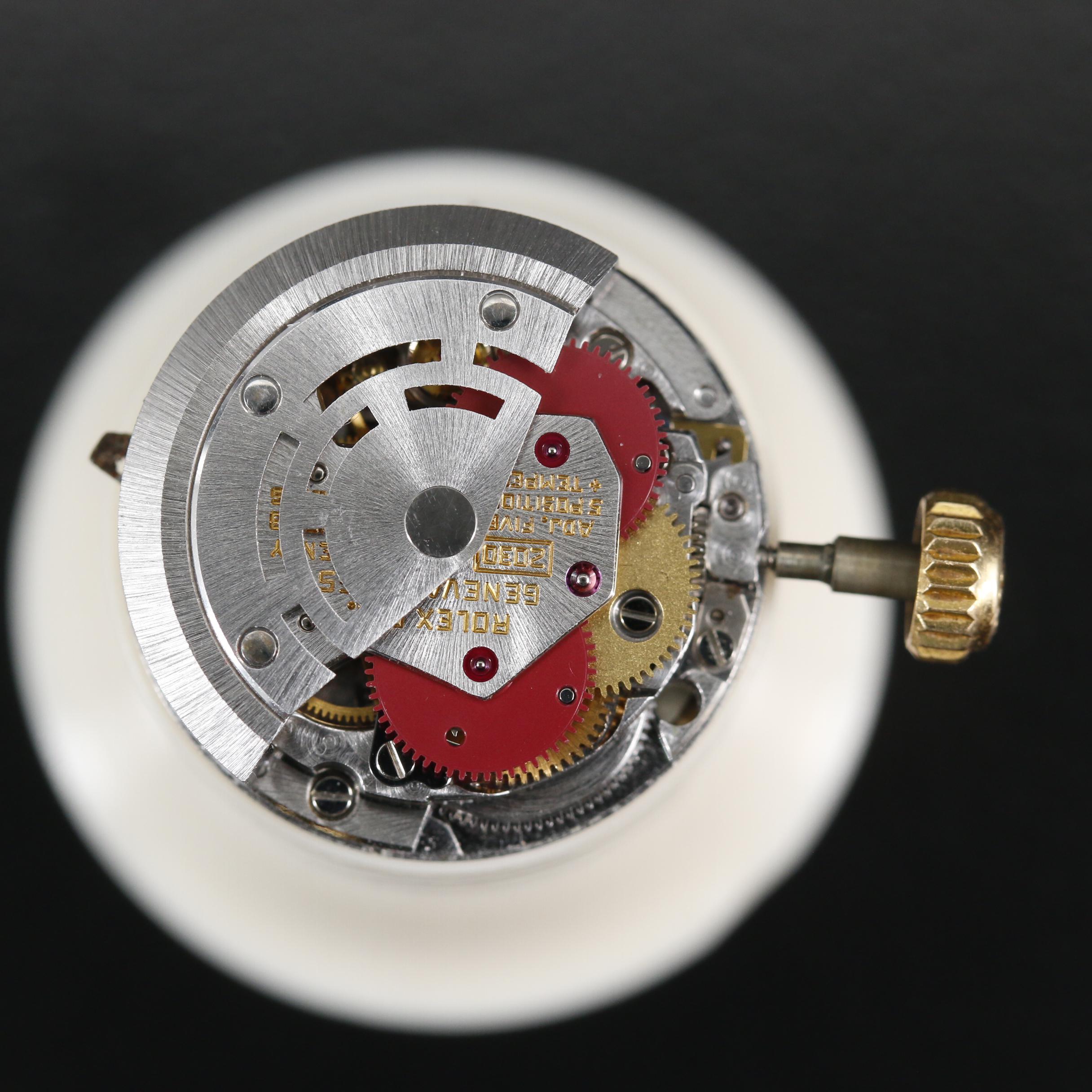 1982 Rolex Datejust 18K Bark Finished Gold and Diamond Automatic Watch