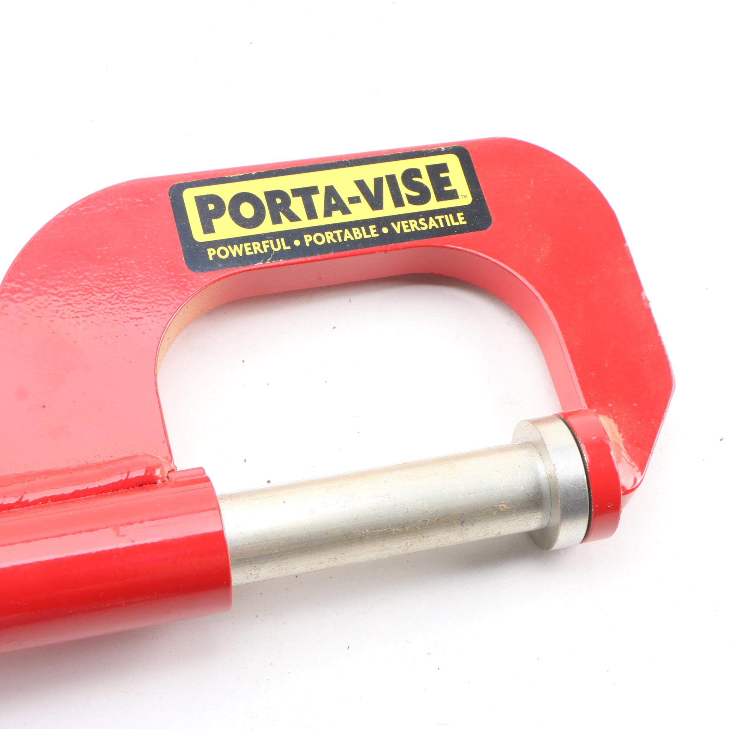 Porta-Vise, Grand, B&C and Other Metal Clamps in Various Sizes