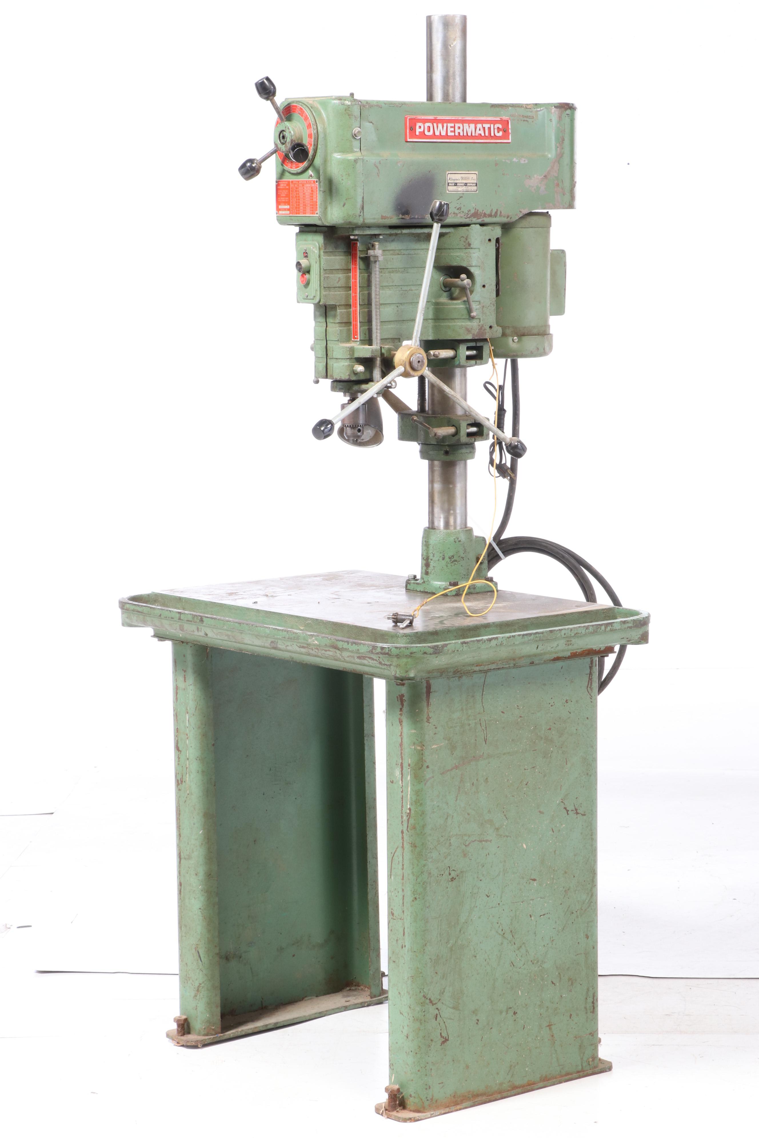 Powermatic Model 1150 Heavy Duty Electric Drill Press, Mid-20th Century