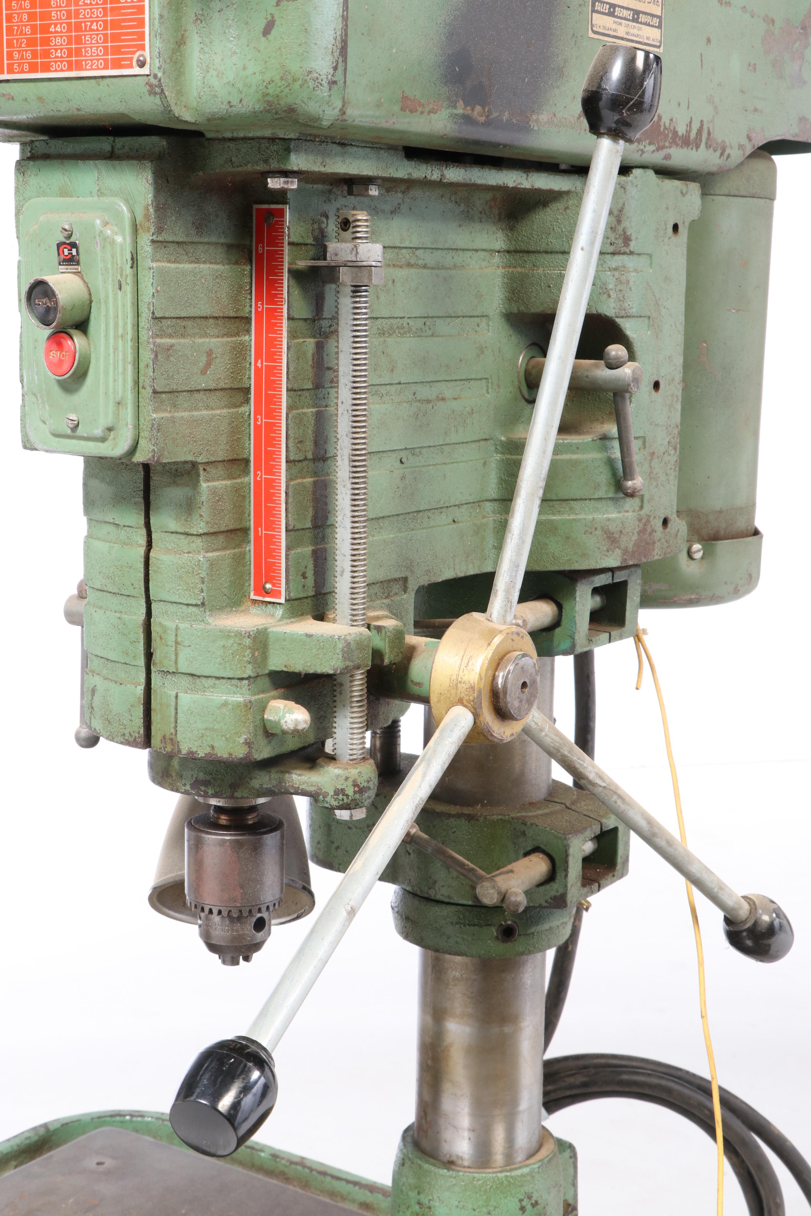 Powermatic Model 1150 Heavy Duty Electric Drill Press, Mid-20th Century