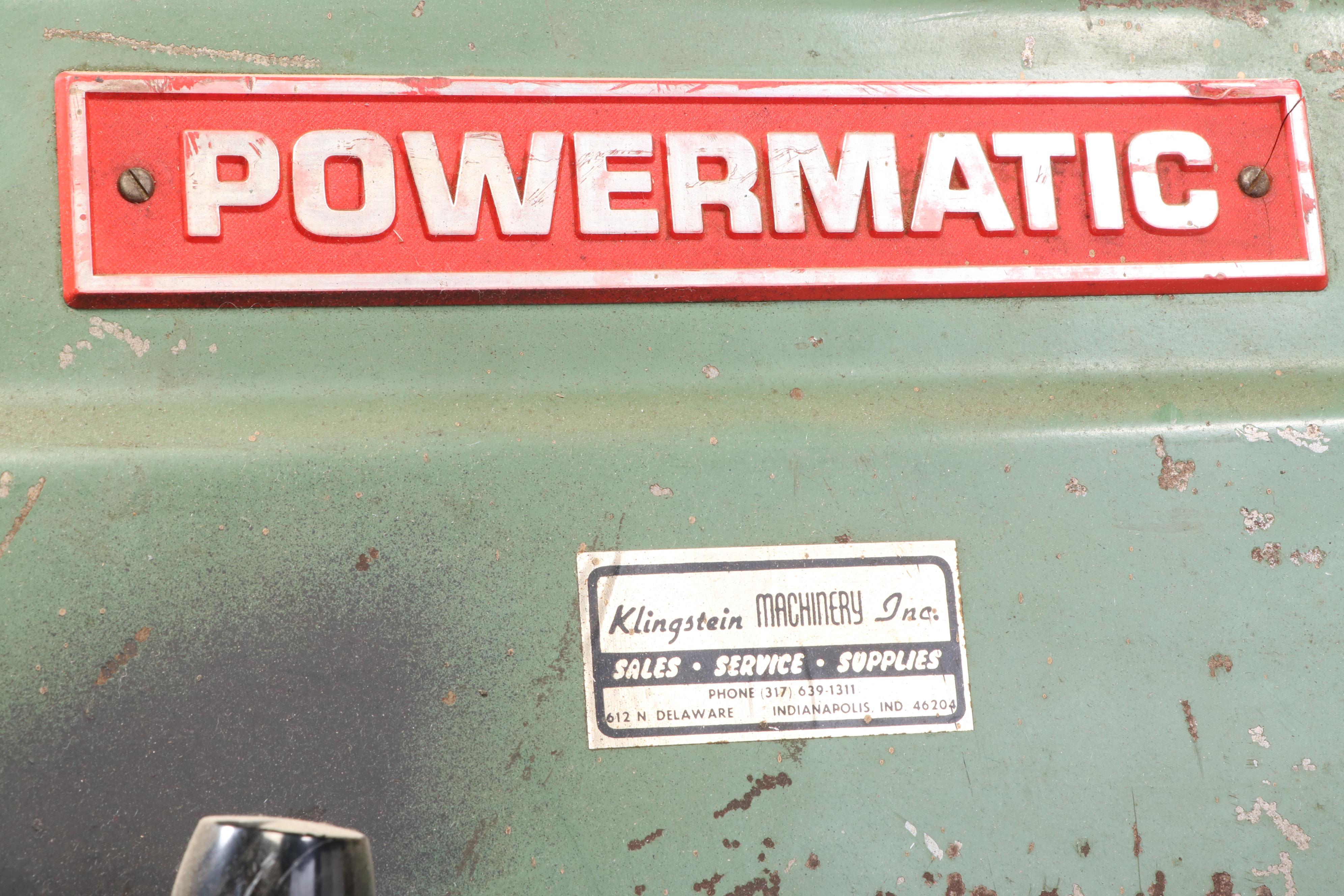 Powermatic Model 1150 Heavy Duty Electric Drill Press, Mid-20th Century