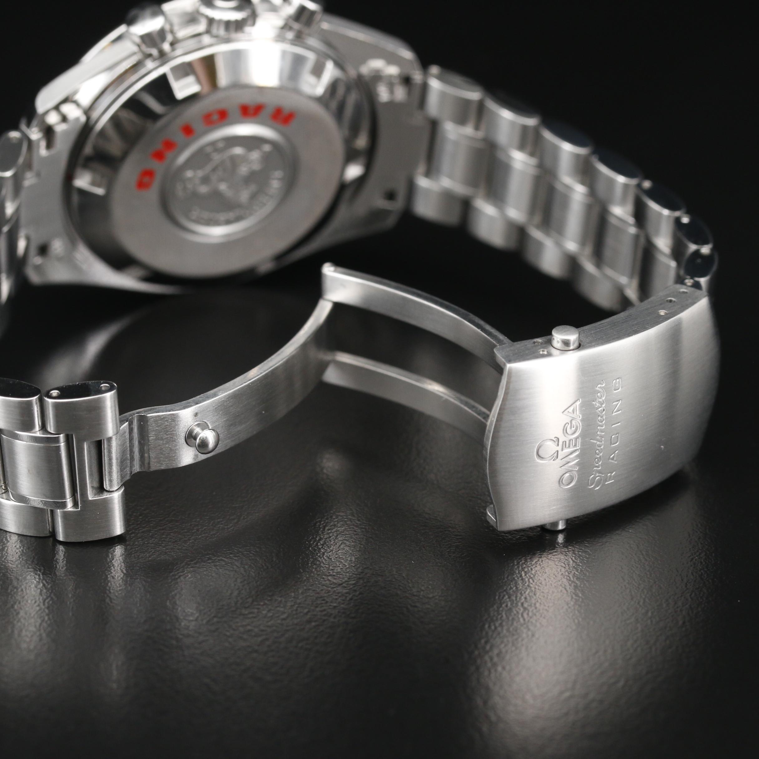 Omega Speedmaster Racing Carbon Chronograph Stainless Steel Automatic Watch