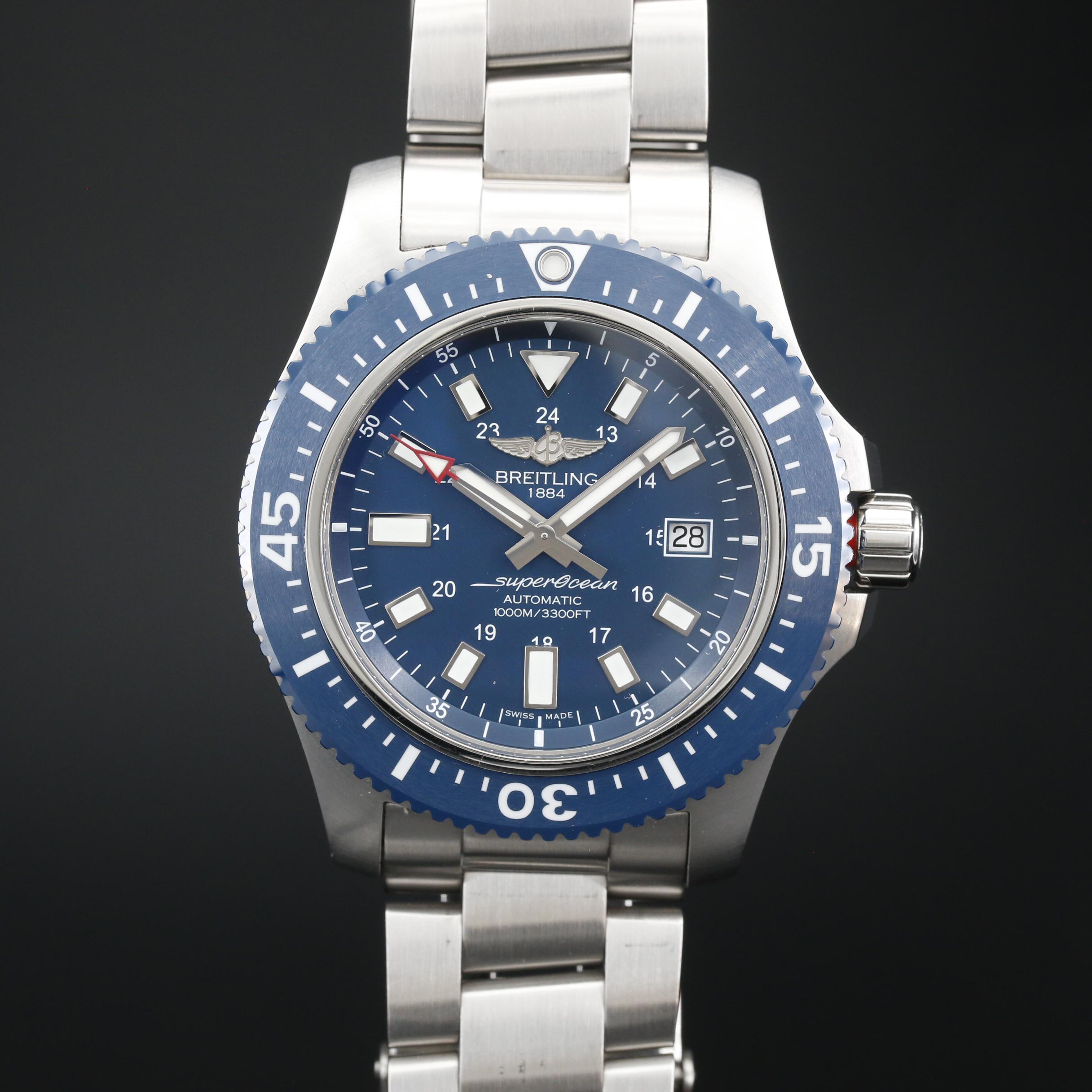 Breitling SuperOcean 44 Special Stainless Steel and Ceramic Automatic Watch