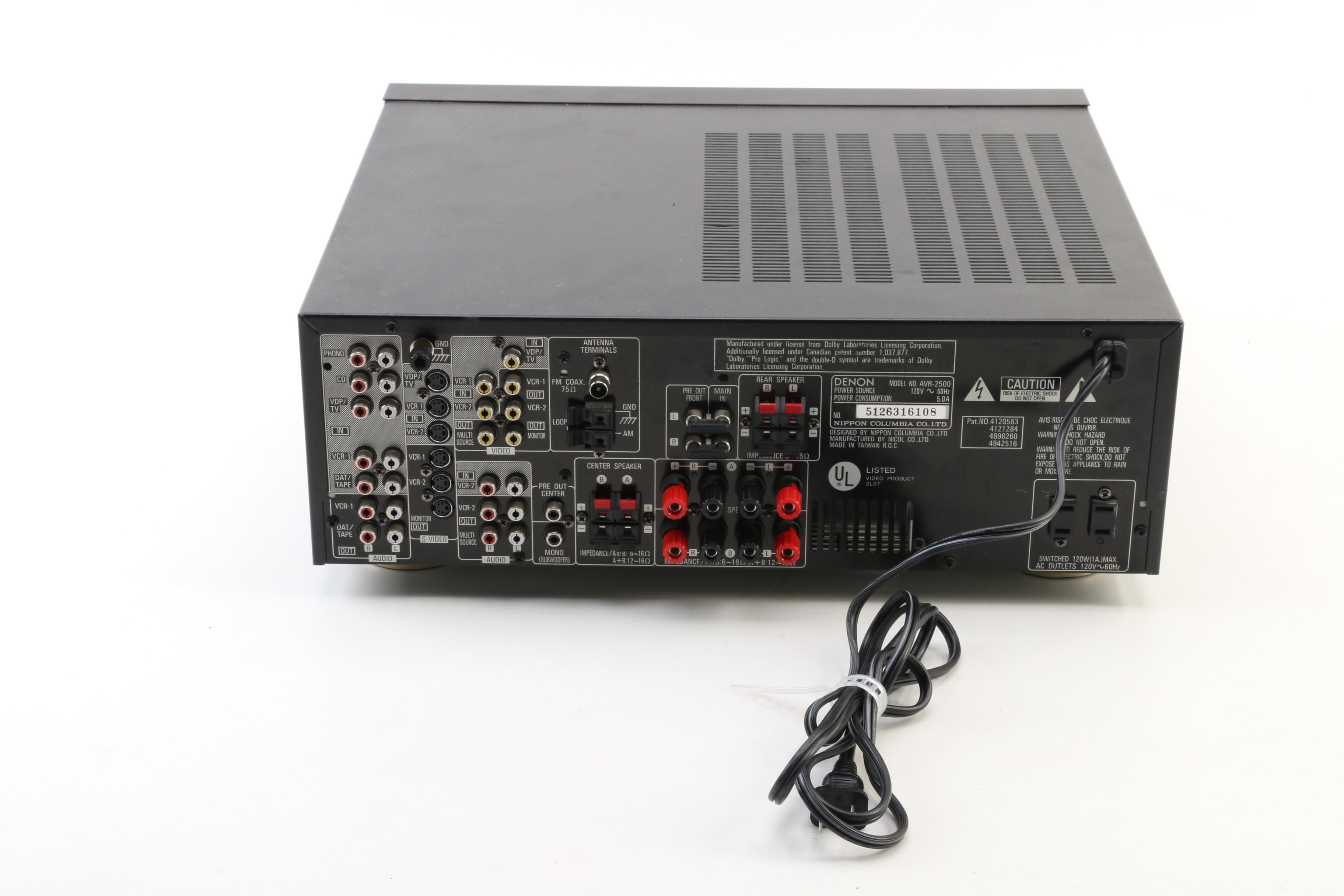 Denon AVR-2500 Surround Sound Receiver