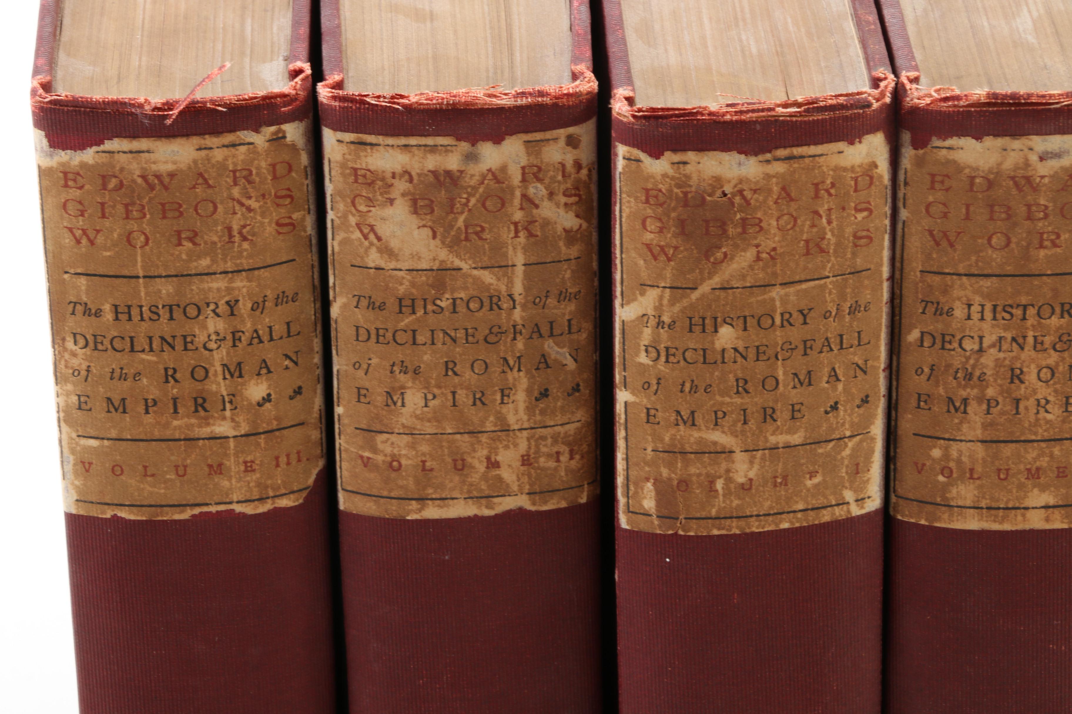 Complete "The Decline and Fall of the Roman Empire" by Edward Gibbon, c. 1900