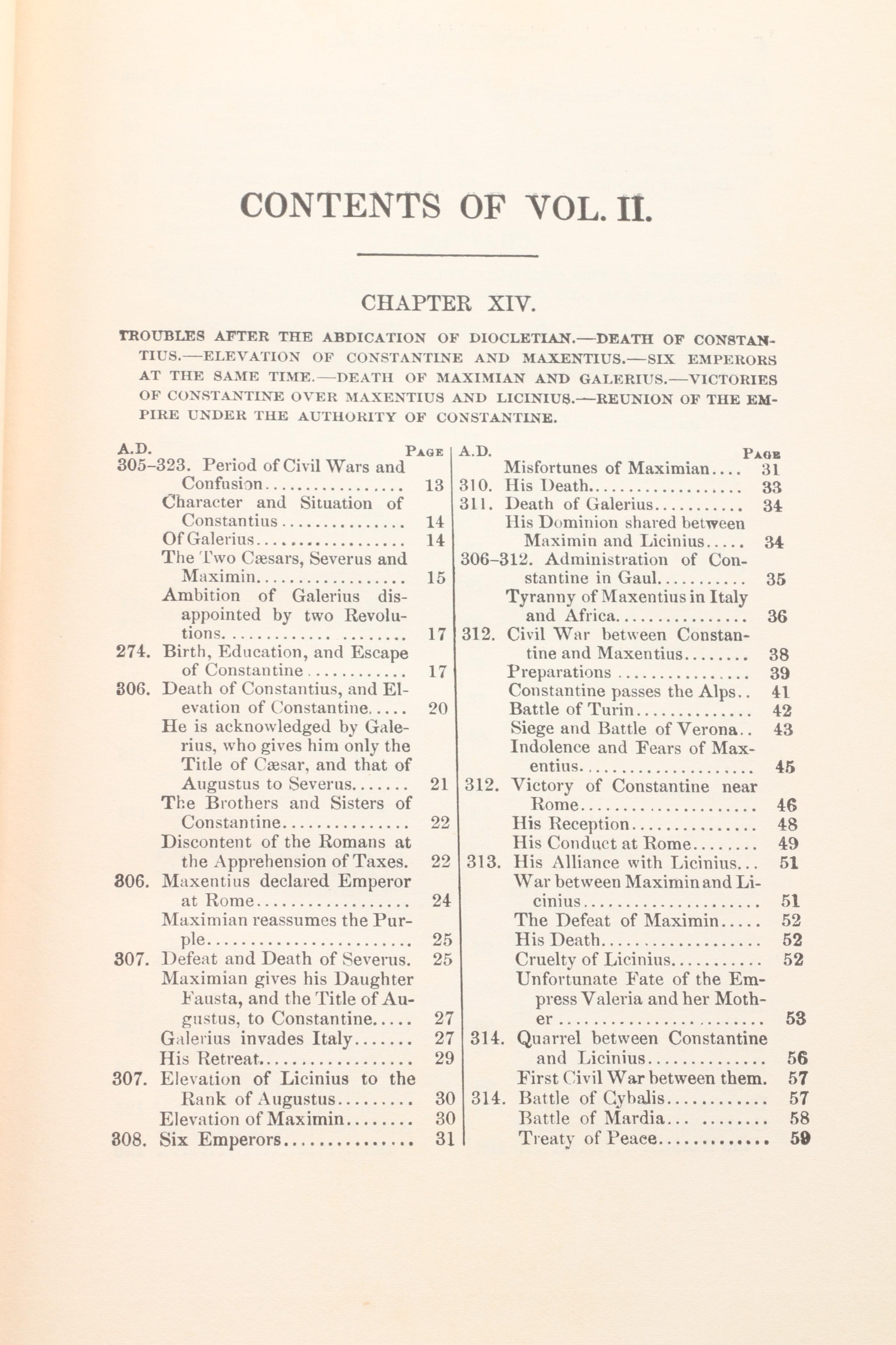 Complete "The Decline and Fall of the Roman Empire" by Edward Gibbon, c. 1900