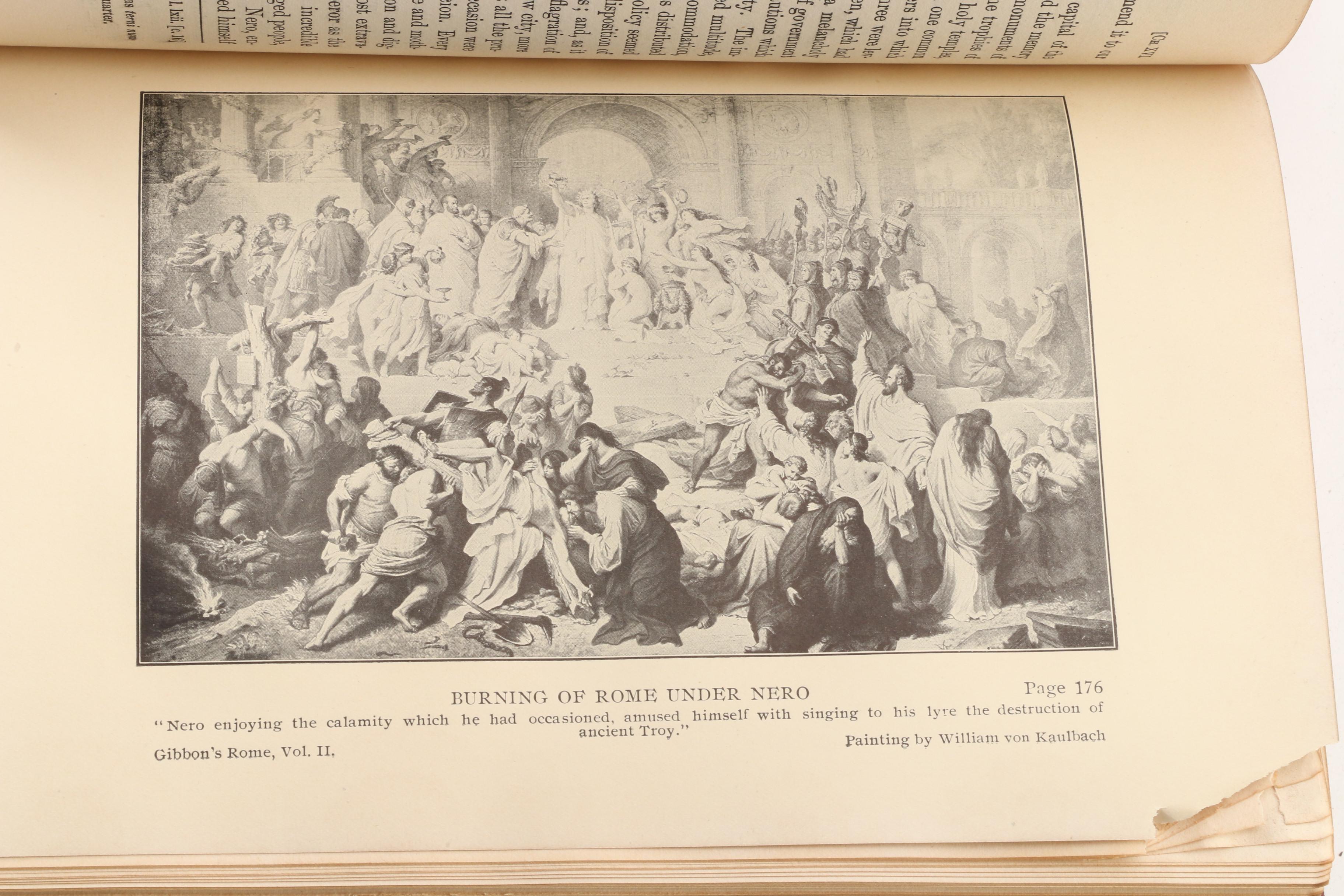 Complete "The Decline and Fall of the Roman Empire" by Edward Gibbon, c. 1900