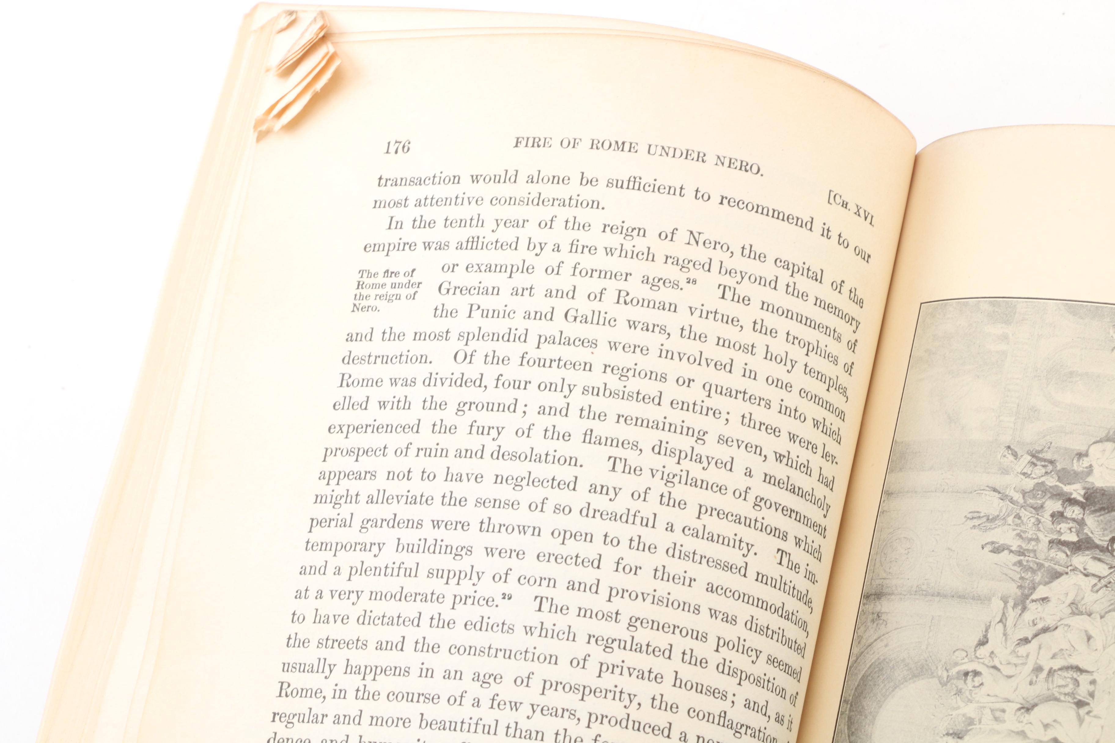 Complete "The Decline and Fall of the Roman Empire" by Edward Gibbon, c. 1900