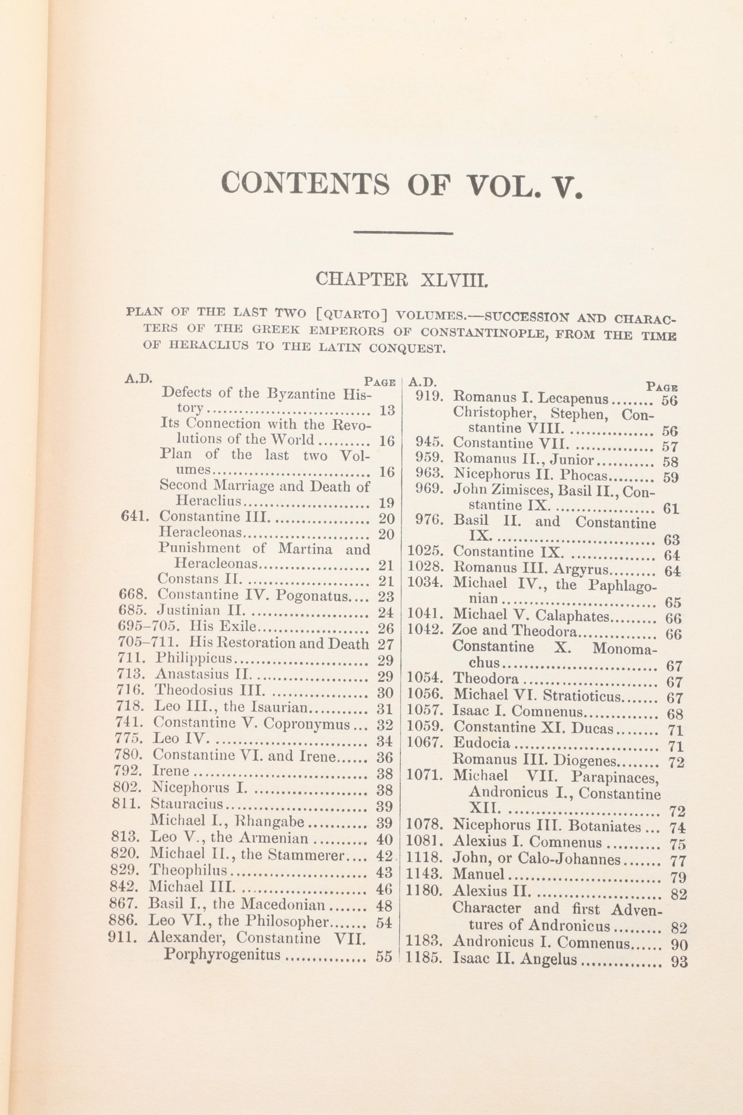 Complete "The Decline and Fall of the Roman Empire" by Edward Gibbon, c. 1900