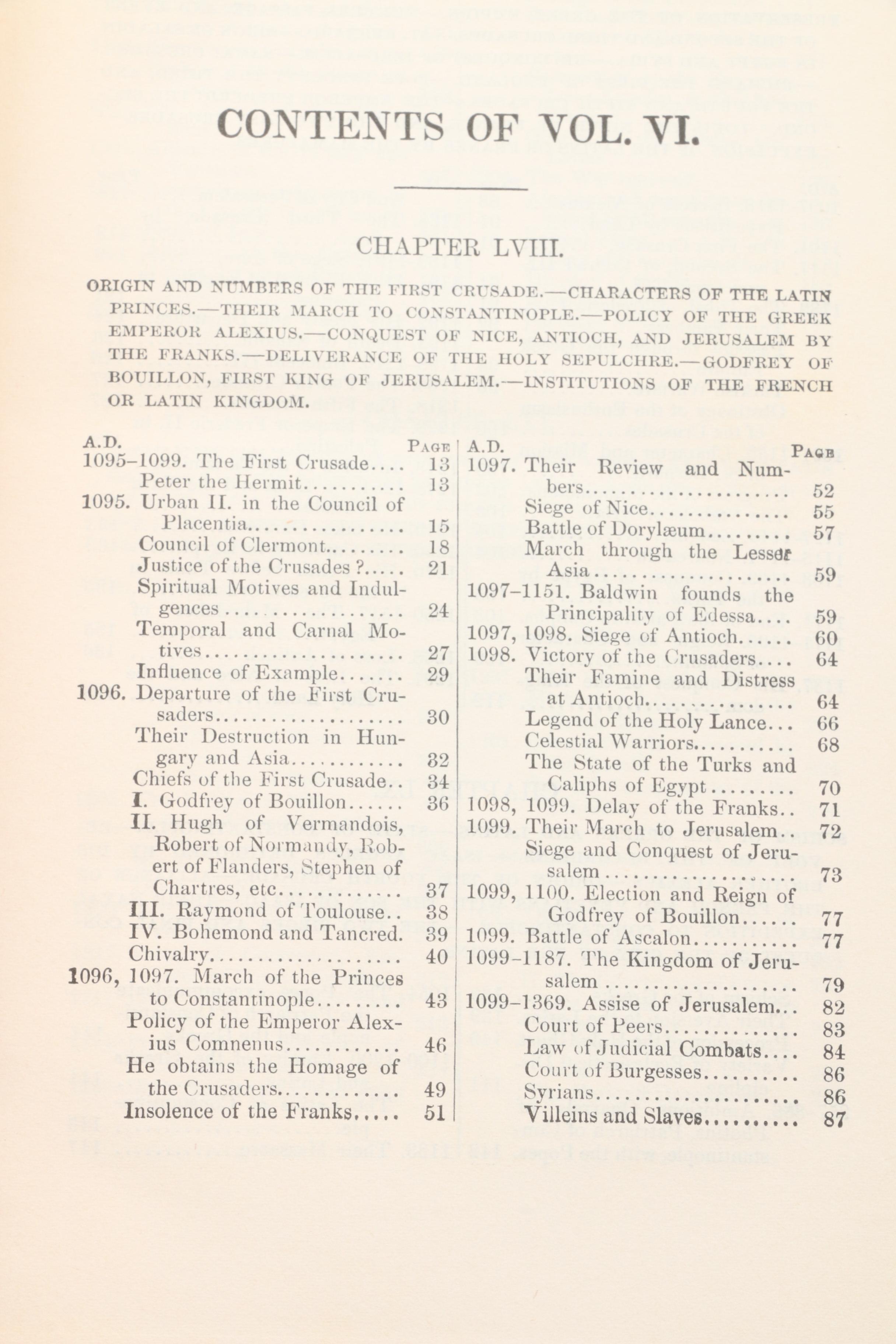 Complete "The Decline and Fall of the Roman Empire" by Edward Gibbon, c. 1900