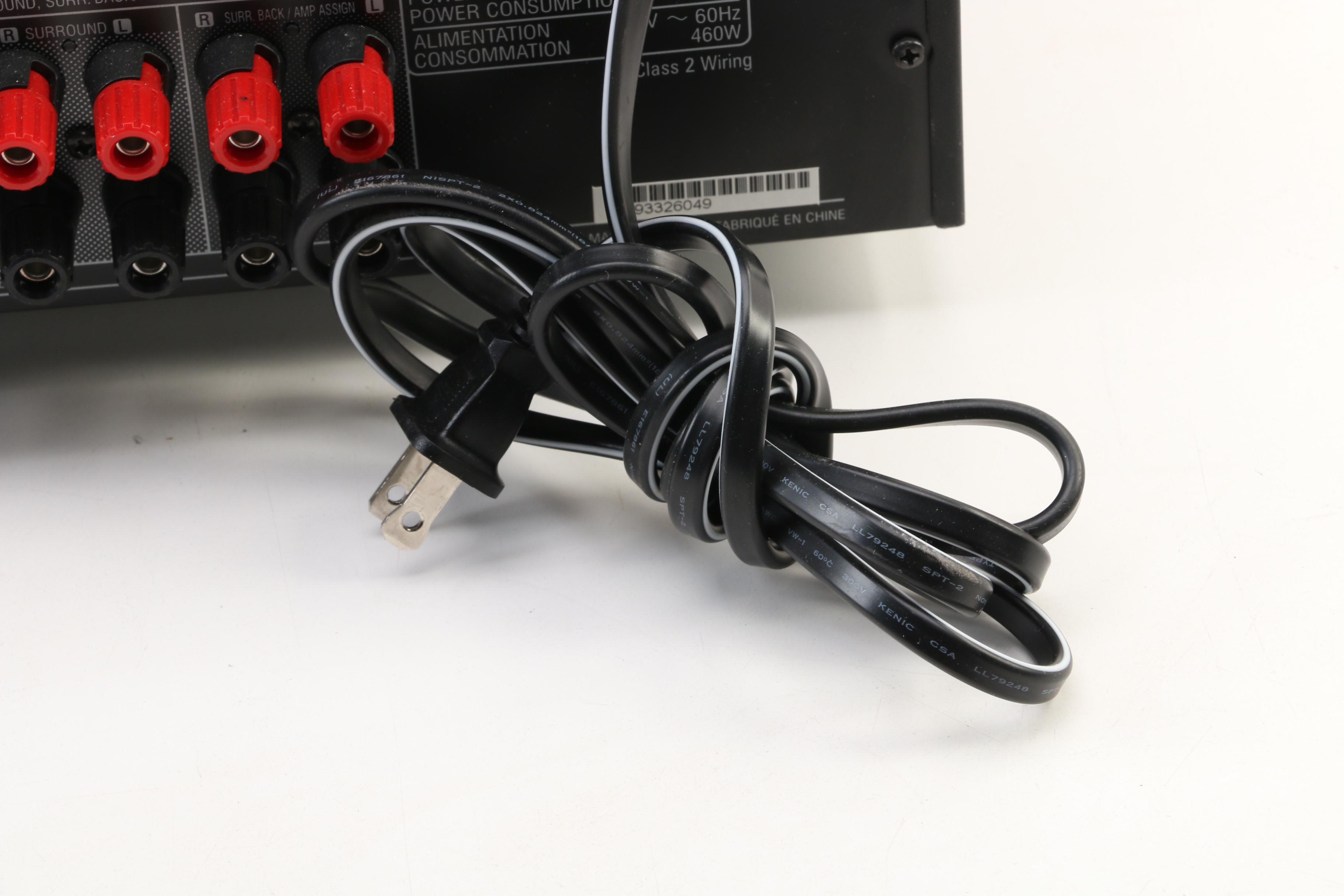 Denon AVR-1911 Home Theater Receiver with Monoprice Speaker Selector