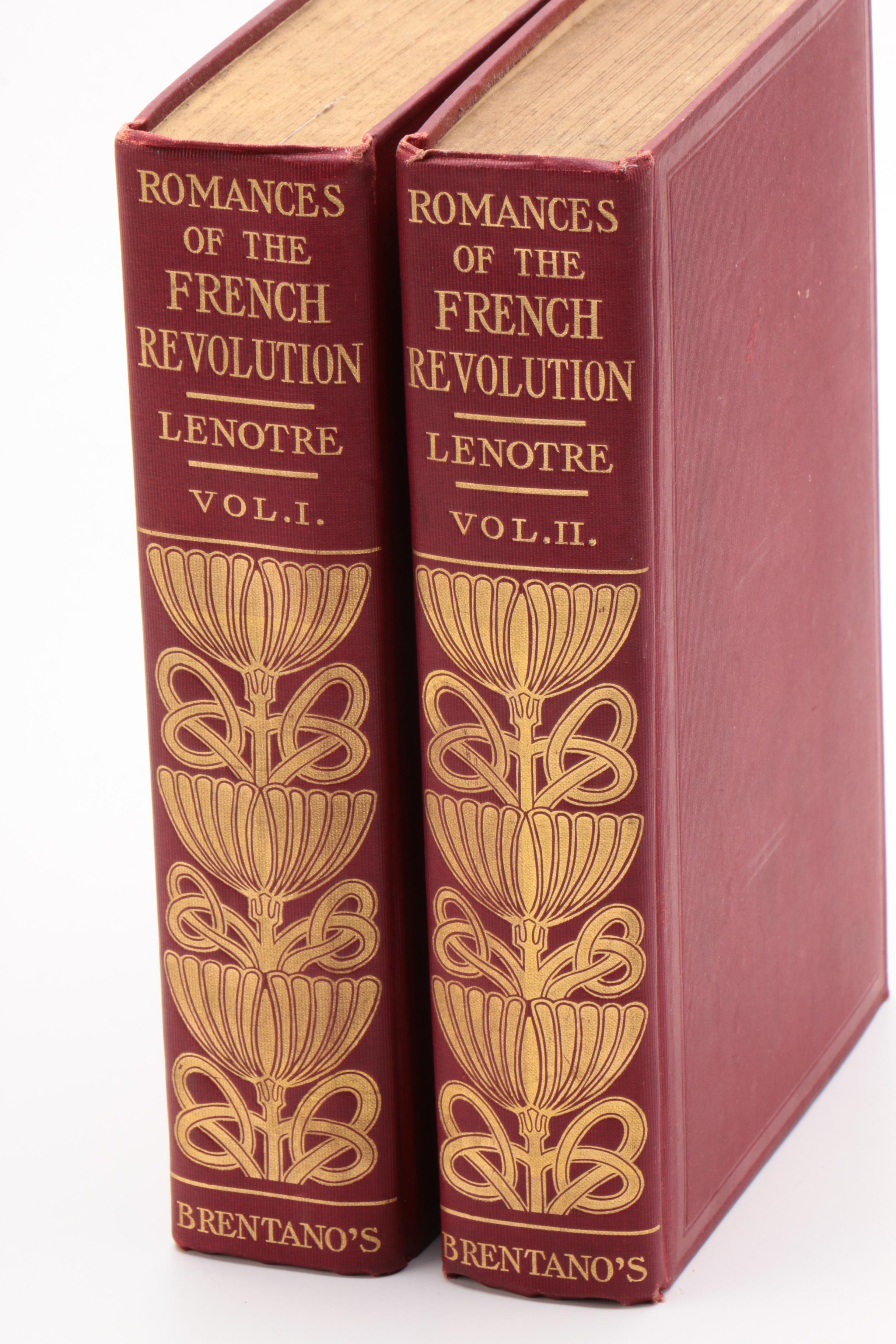 Illustrated "Romances of the French Revolution" by G. Lenotre, 1909