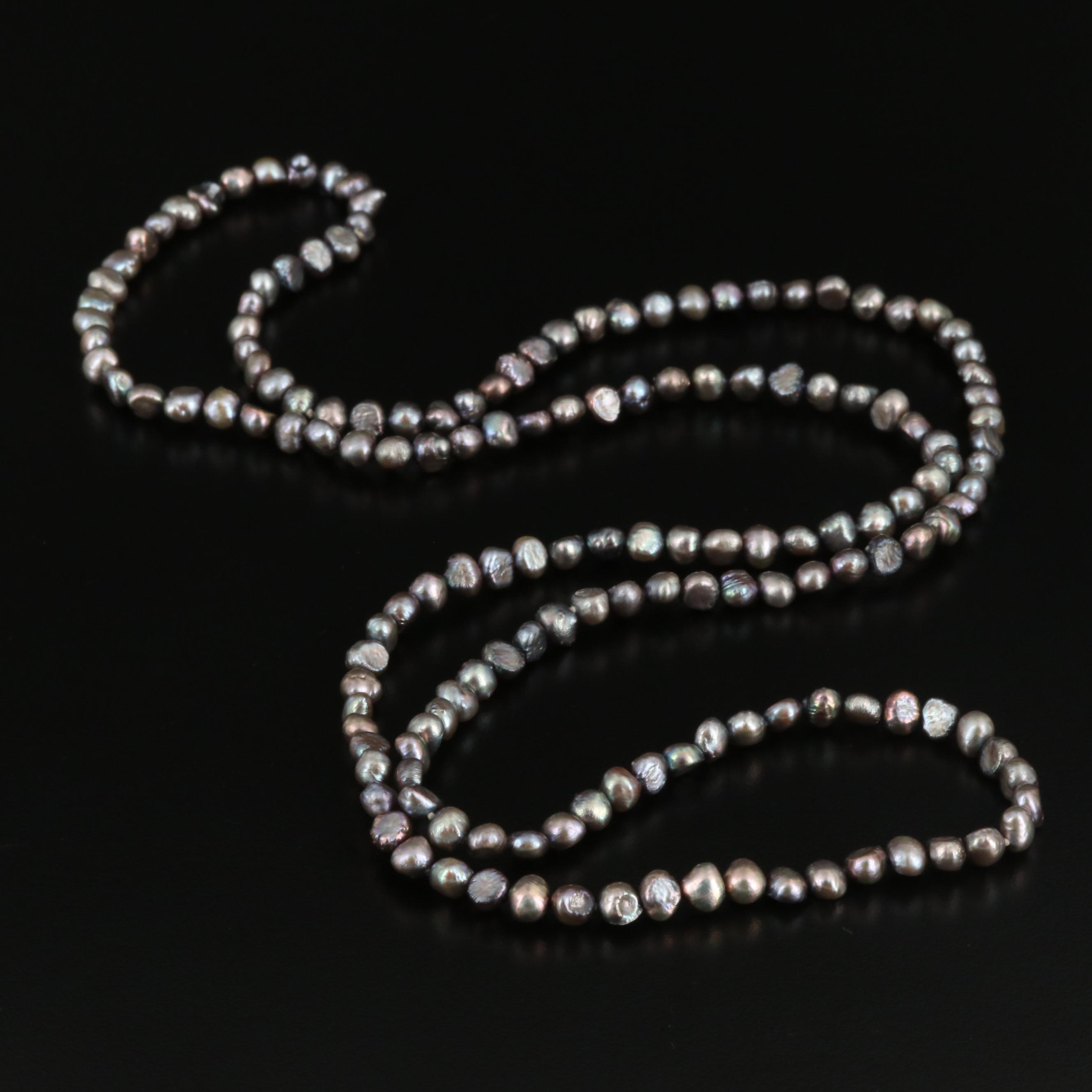 Endless Cultured Pearl Strand Necklace