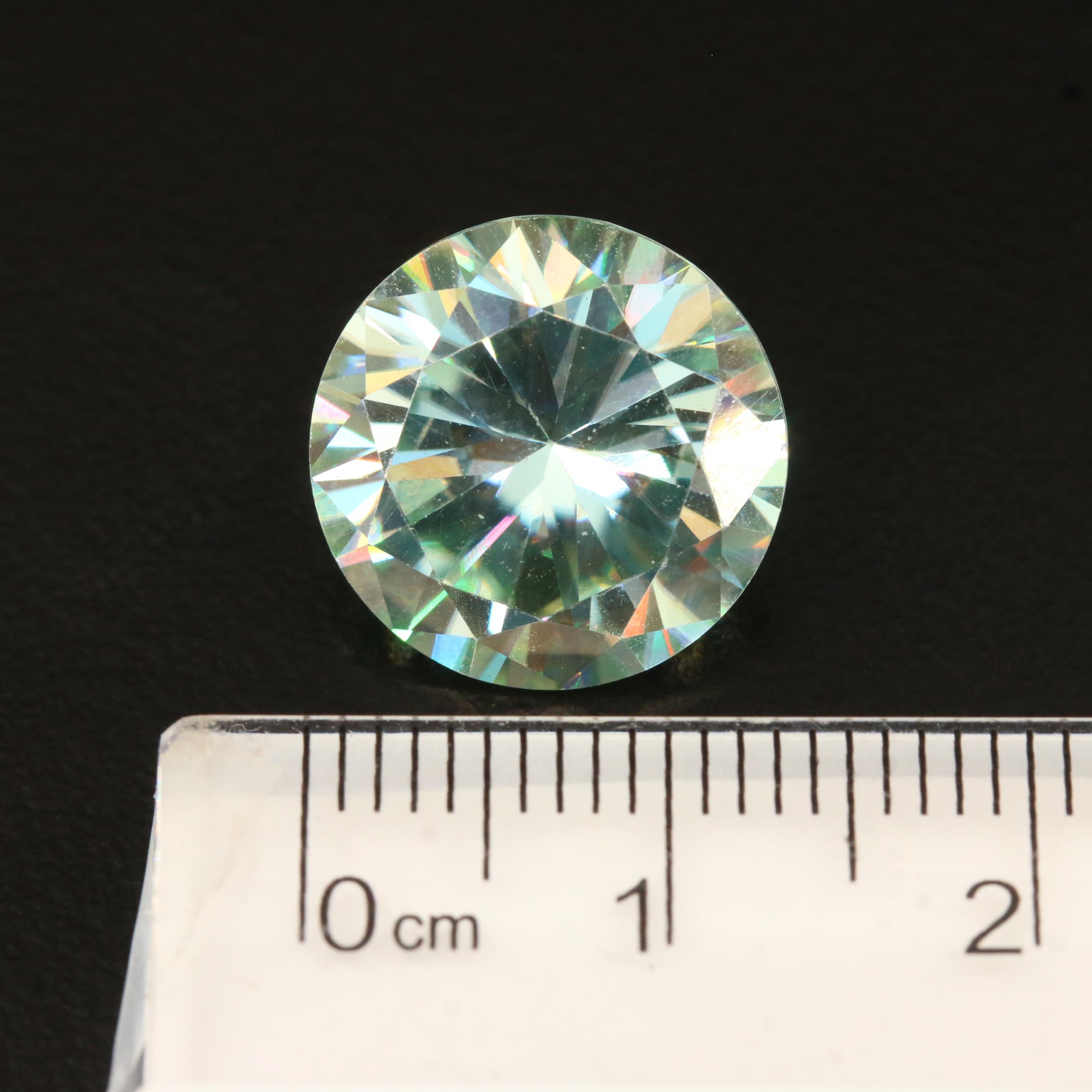 Loose Lab Grown 8.25 CT Round Faceted Moissanite