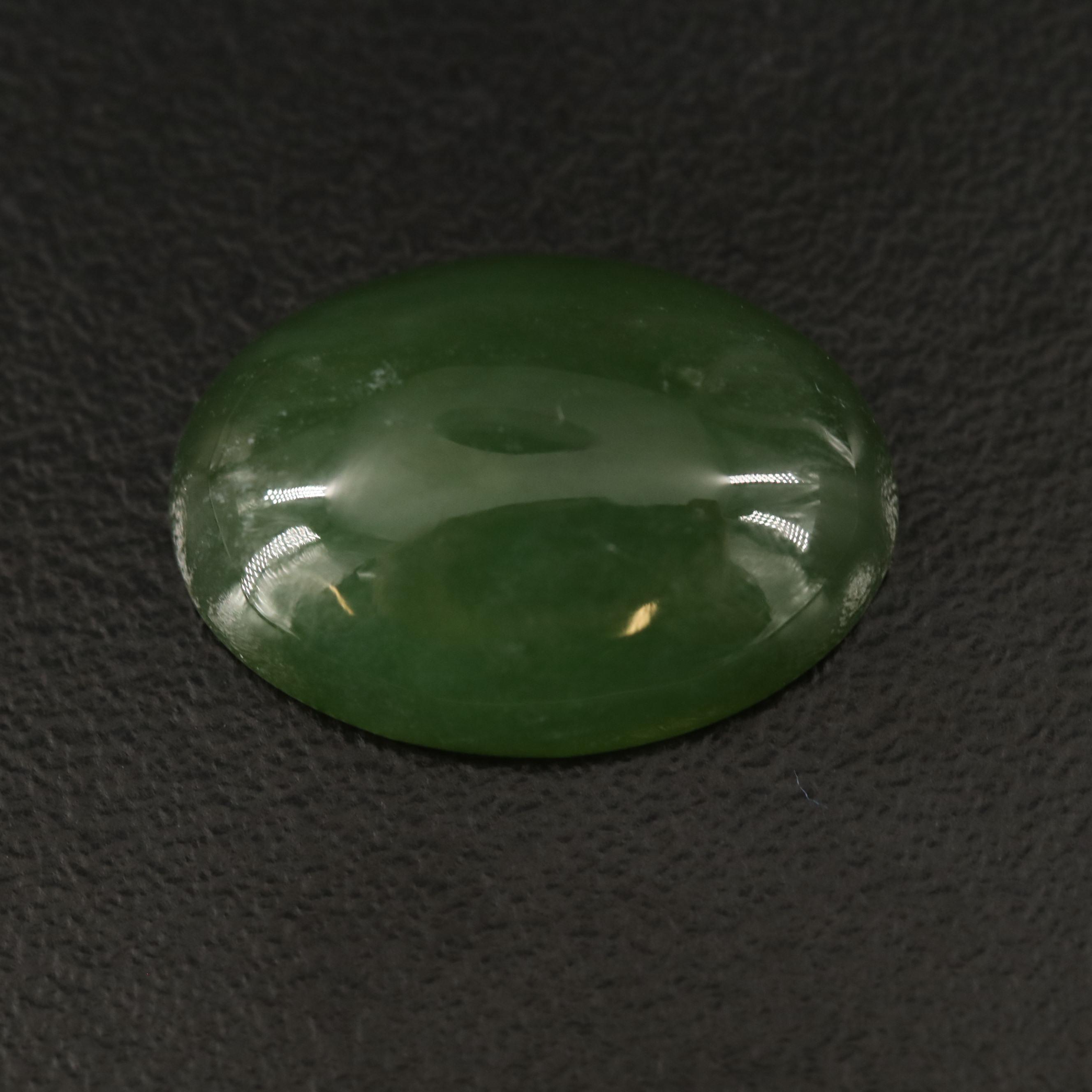 Loose 10.28 CT Oval Nephrite Cabochon
