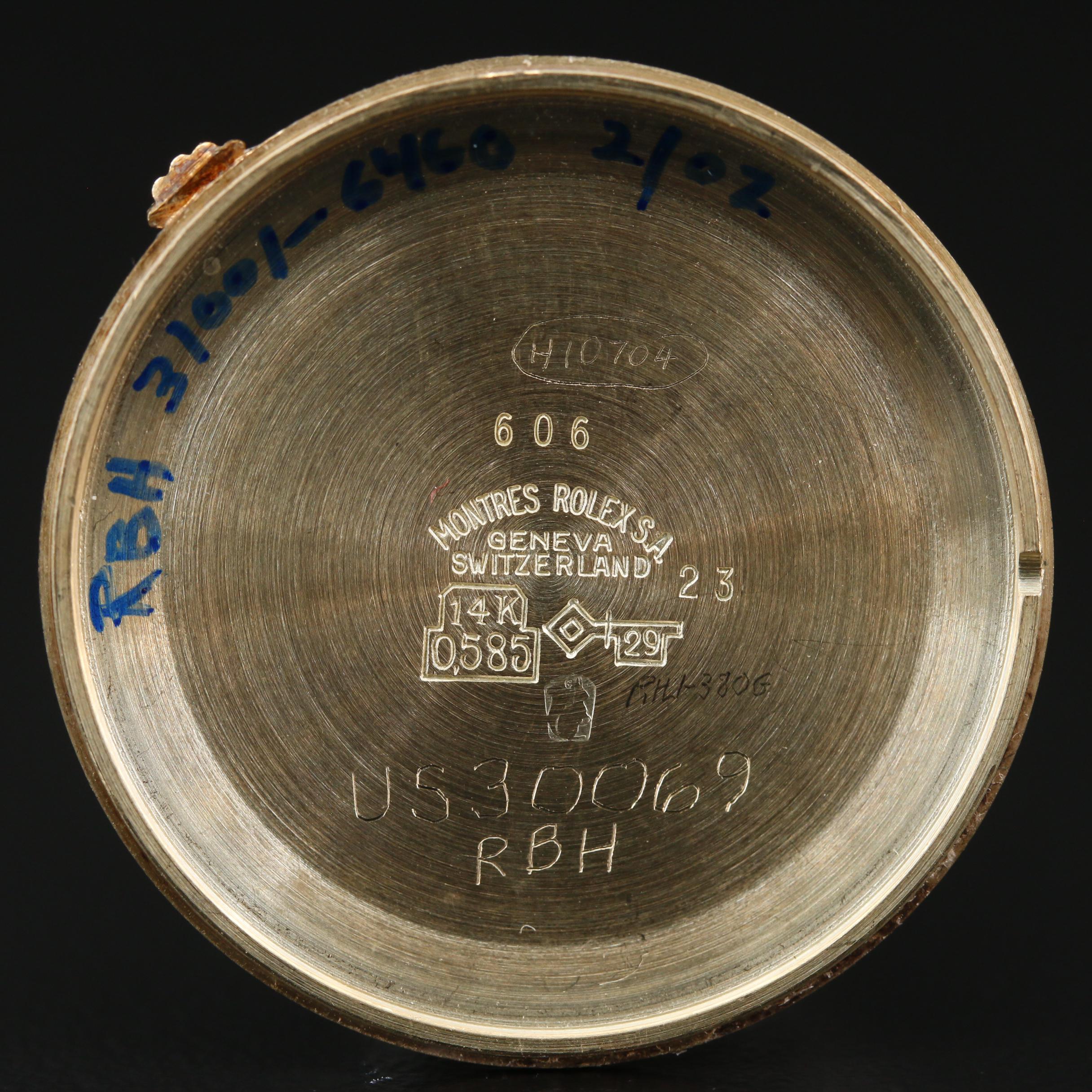 14K Rolex Cellini Stem Wind Watch