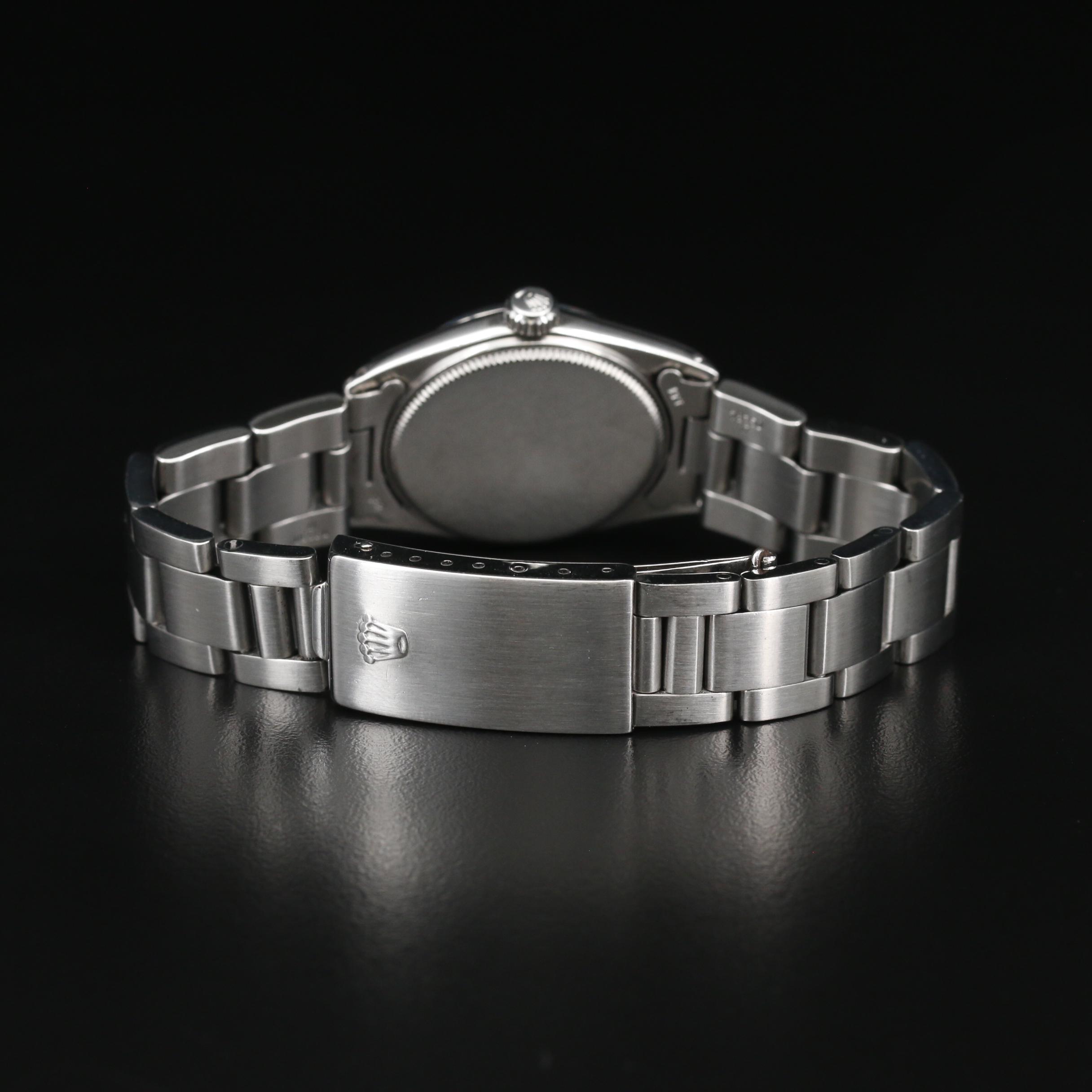 1965 Rolex Oyster Speed King Stainless Steel Stem Wind Watch