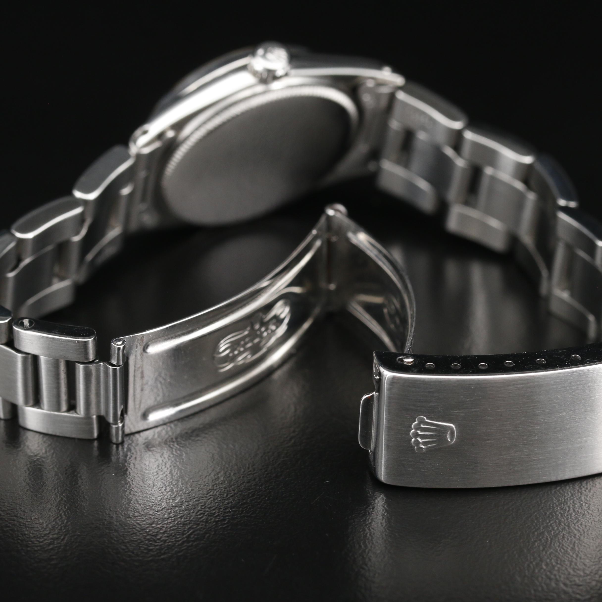 1965 Rolex Oyster Speed King Stainless Steel Stem Wind Watch