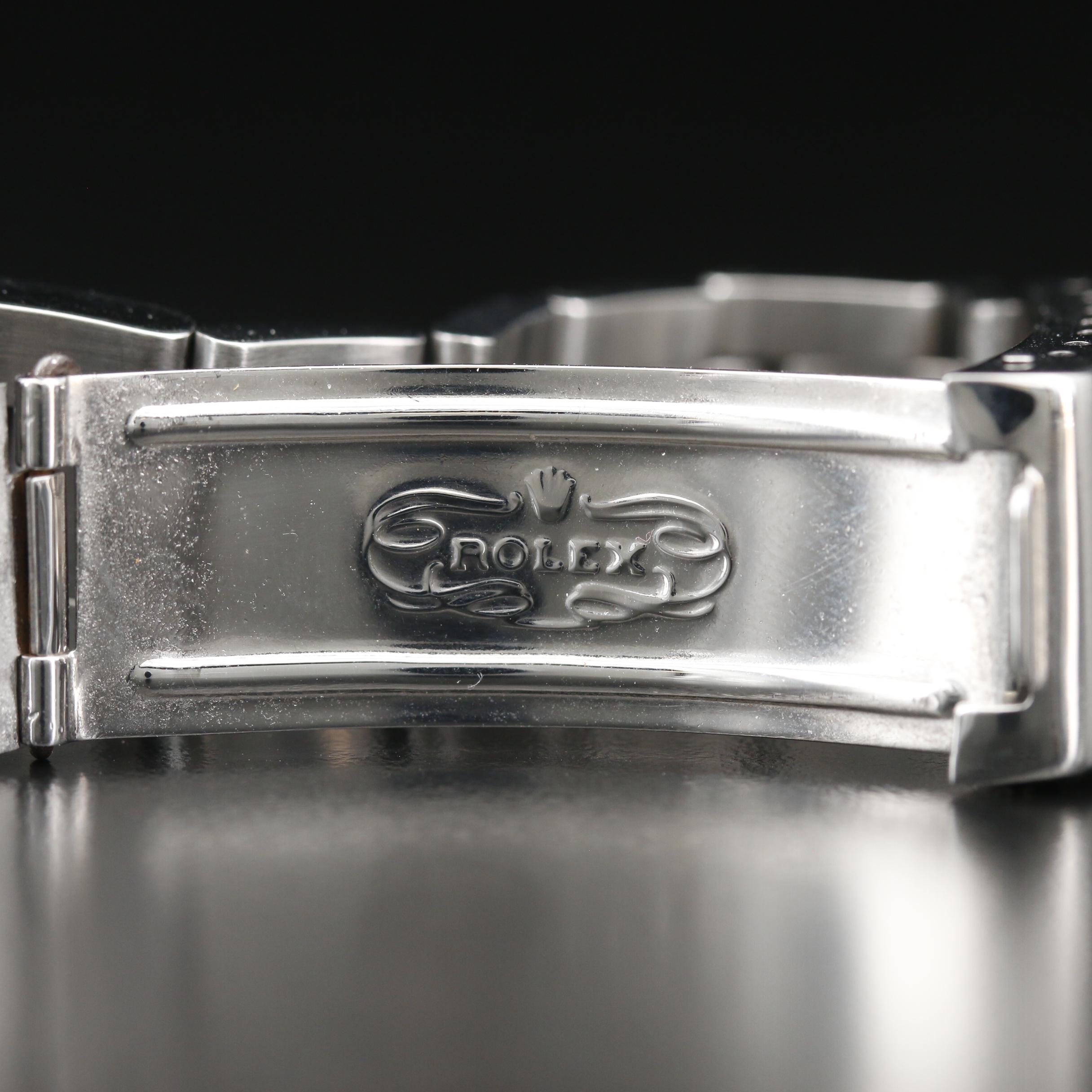 1965 Rolex Oyster Speed King Stainless Steel Stem Wind Watch