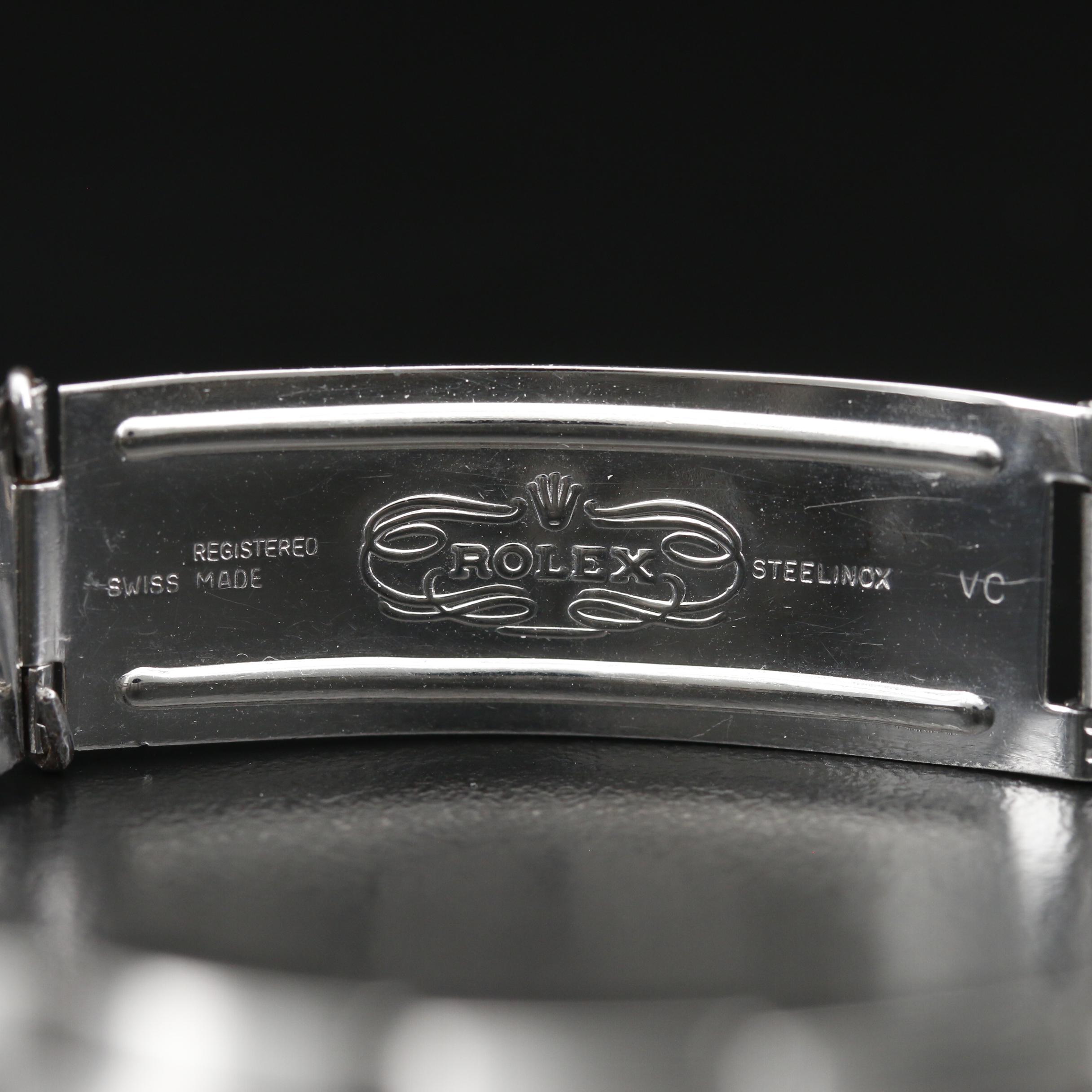 1965 Rolex Oyster Speed King Stainless Steel Stem Wind Watch