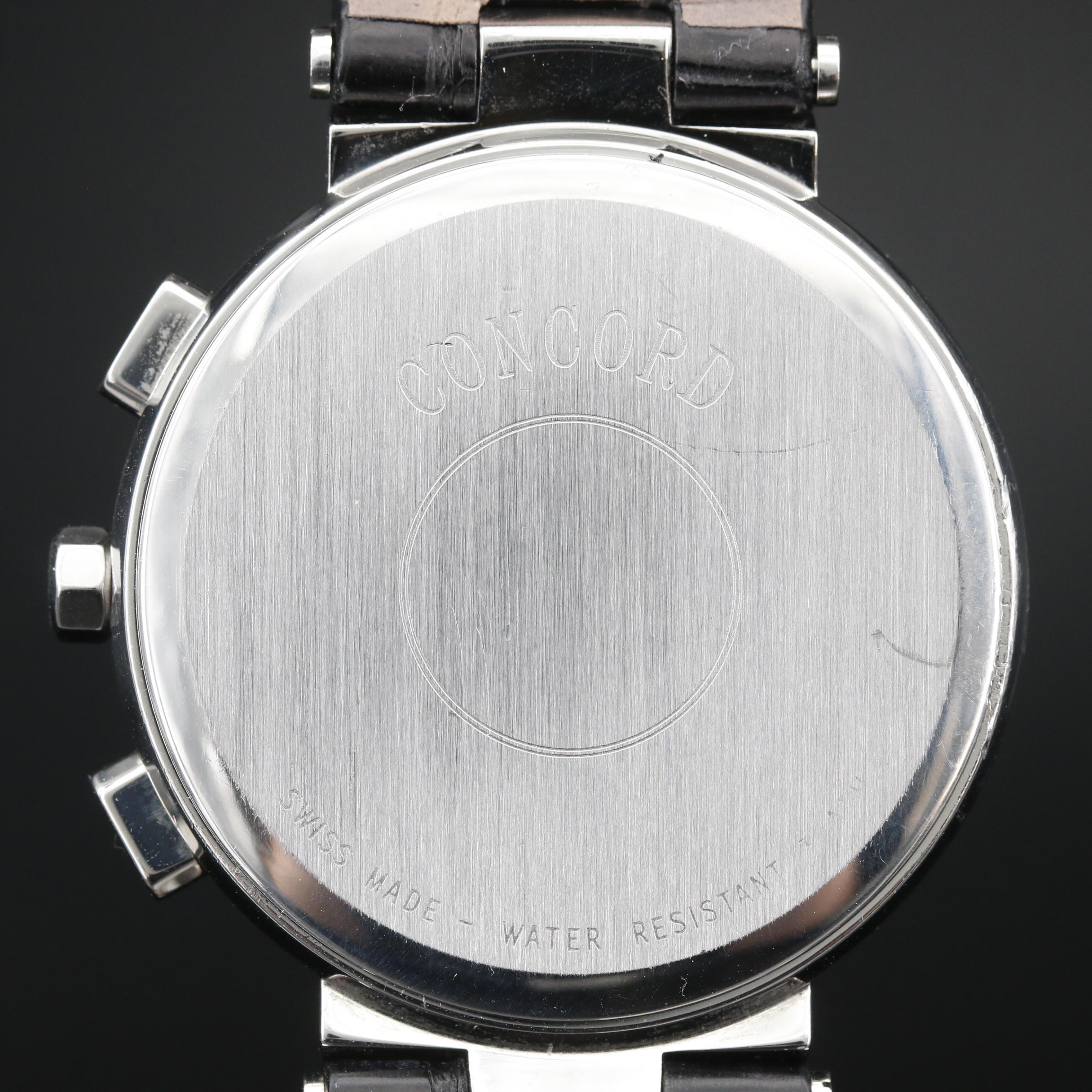 Concord "La Scala" Chronograph Diamond and Stainless Steel Quartz Watch