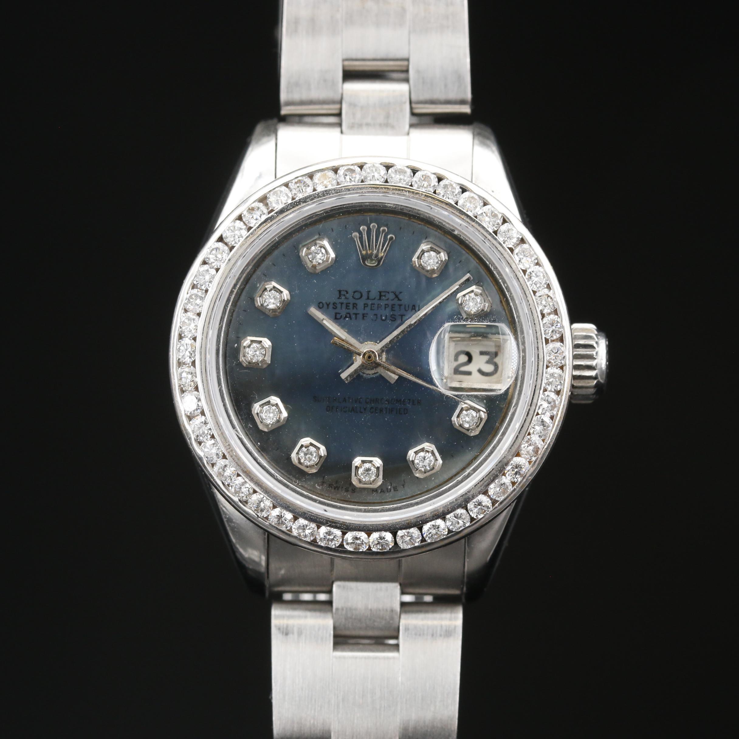 Rolex Datejust 1.00 CTW Diamond, 18K and Stainless Steel Automatic Watch